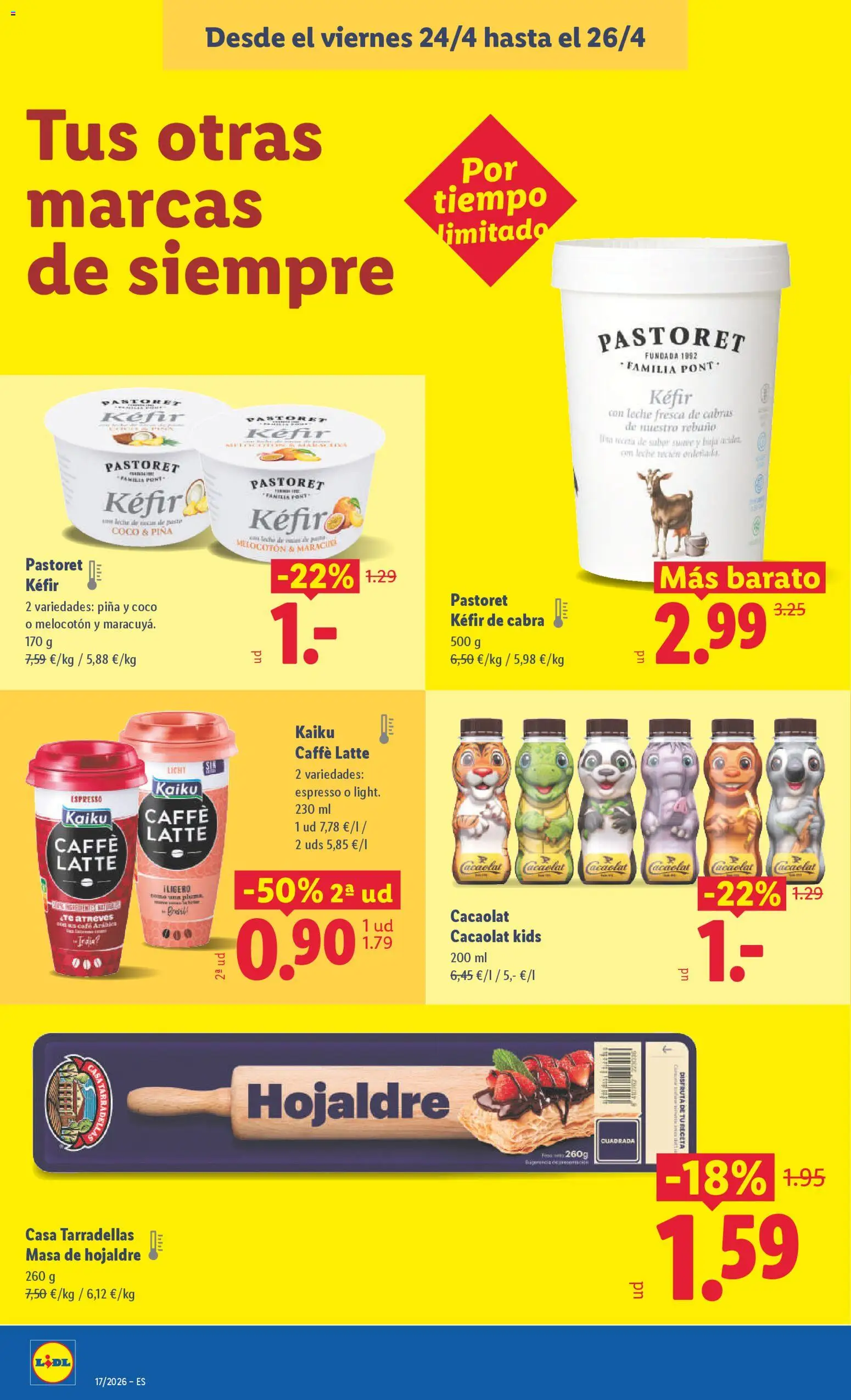 Lidl folleto │ válido desde el 20.04.2026 | Página: 36 | Productos: Leche, Café, Piña, Té