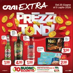 Anteprima del volantino CRAI volantino Extra Torino valido a partire dal 25/06/2026