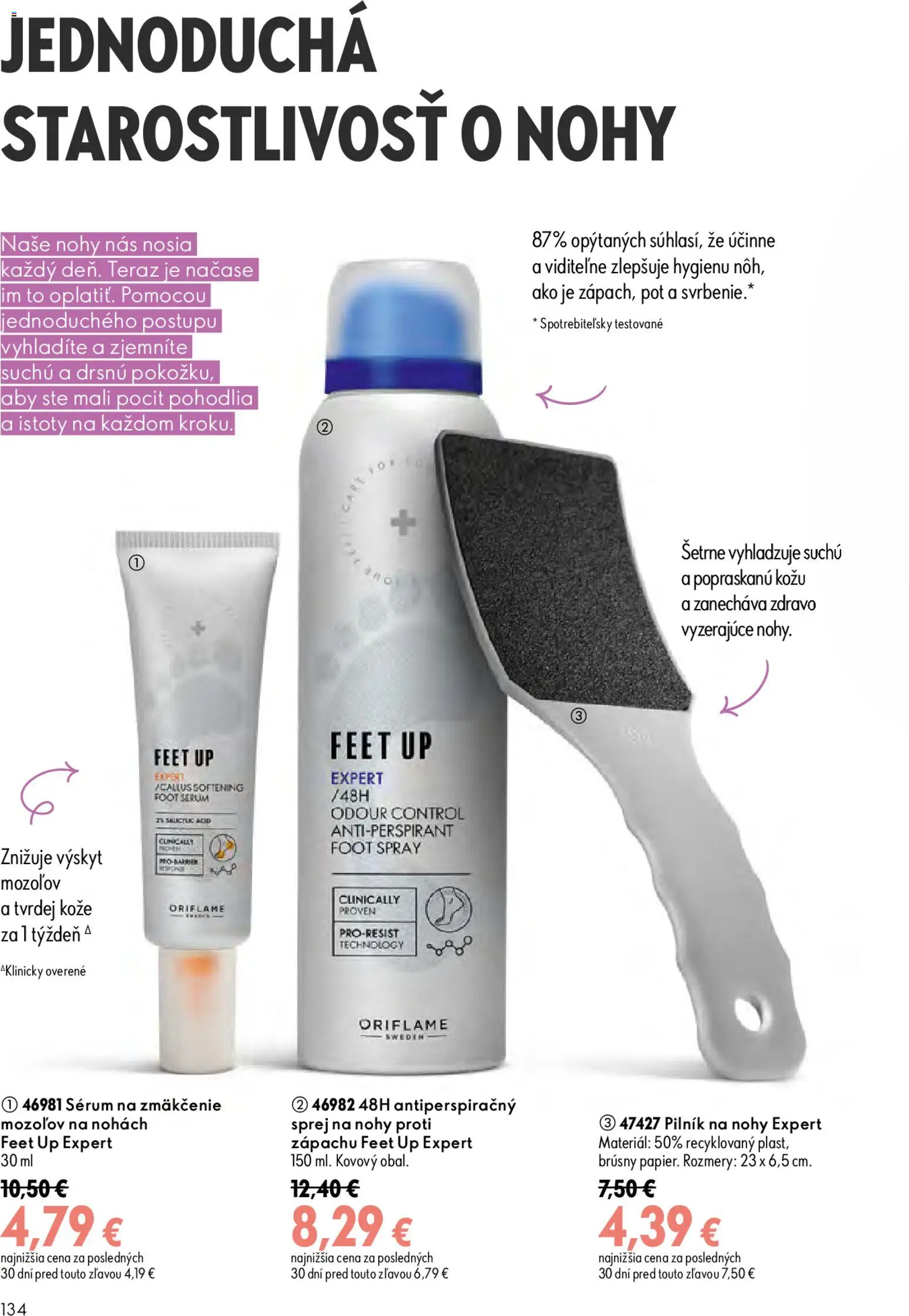 Nové Oriflame akcie – leták je platný od 19.08.2026 | Strana: 134 | Produkty: Antiperspirant