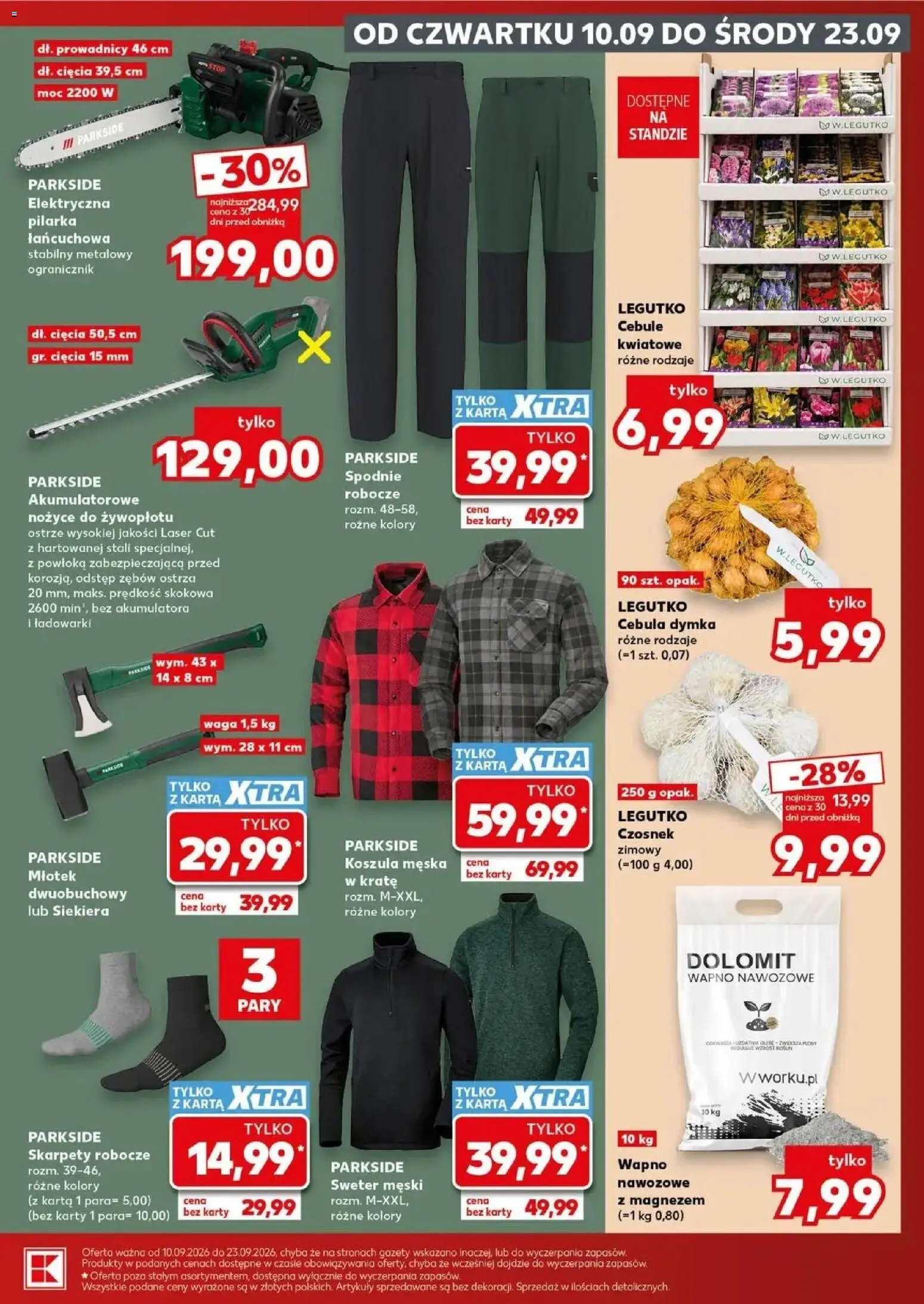 Kaufland gazetka - Złap Okazje od 10.09.2026 - od jutra PDF | Strona: 9 | Produkty: Koszula, Karta, Sweter, Cebula