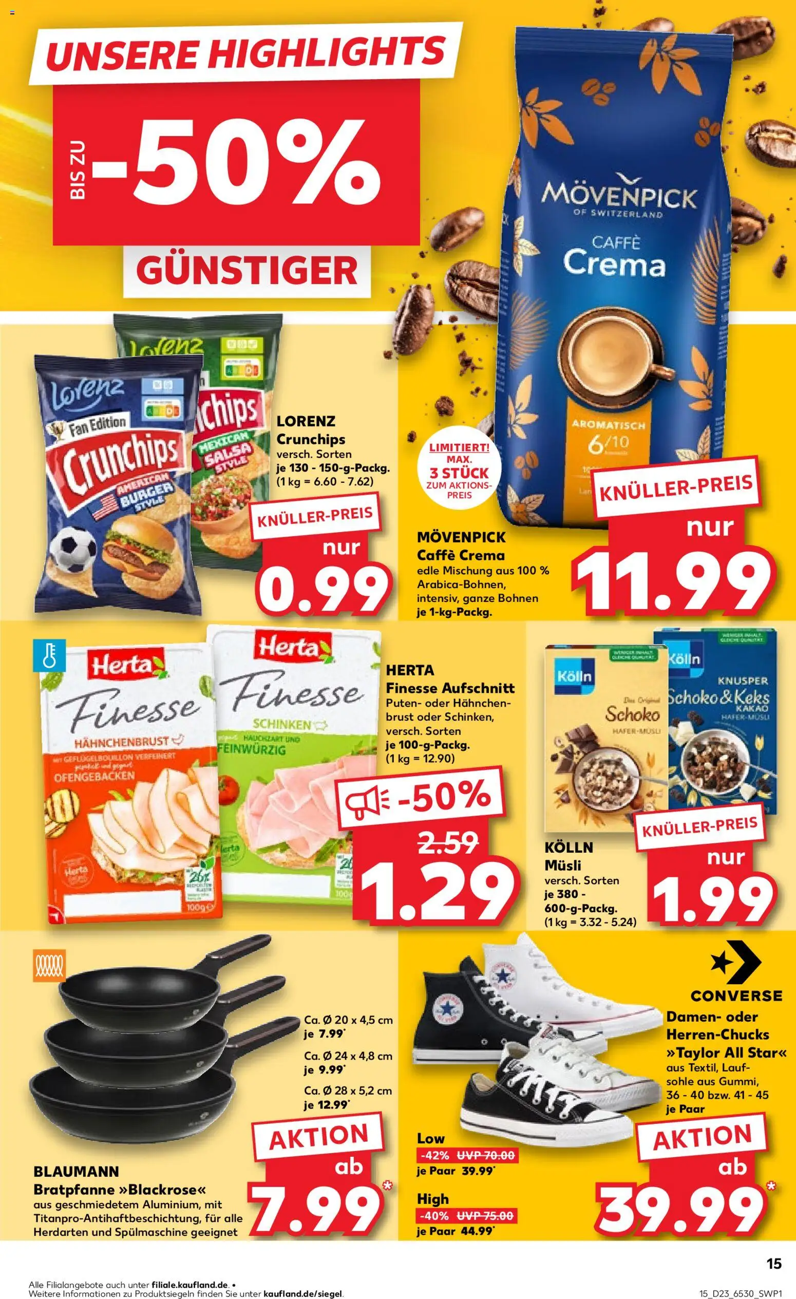 Kaufland Prospekt Frankfurt (Oder) – gültig ab 04.06.2026 | Seite: 15 | Produkte: Musli, Schinken, Chips, Hahnchenbrust