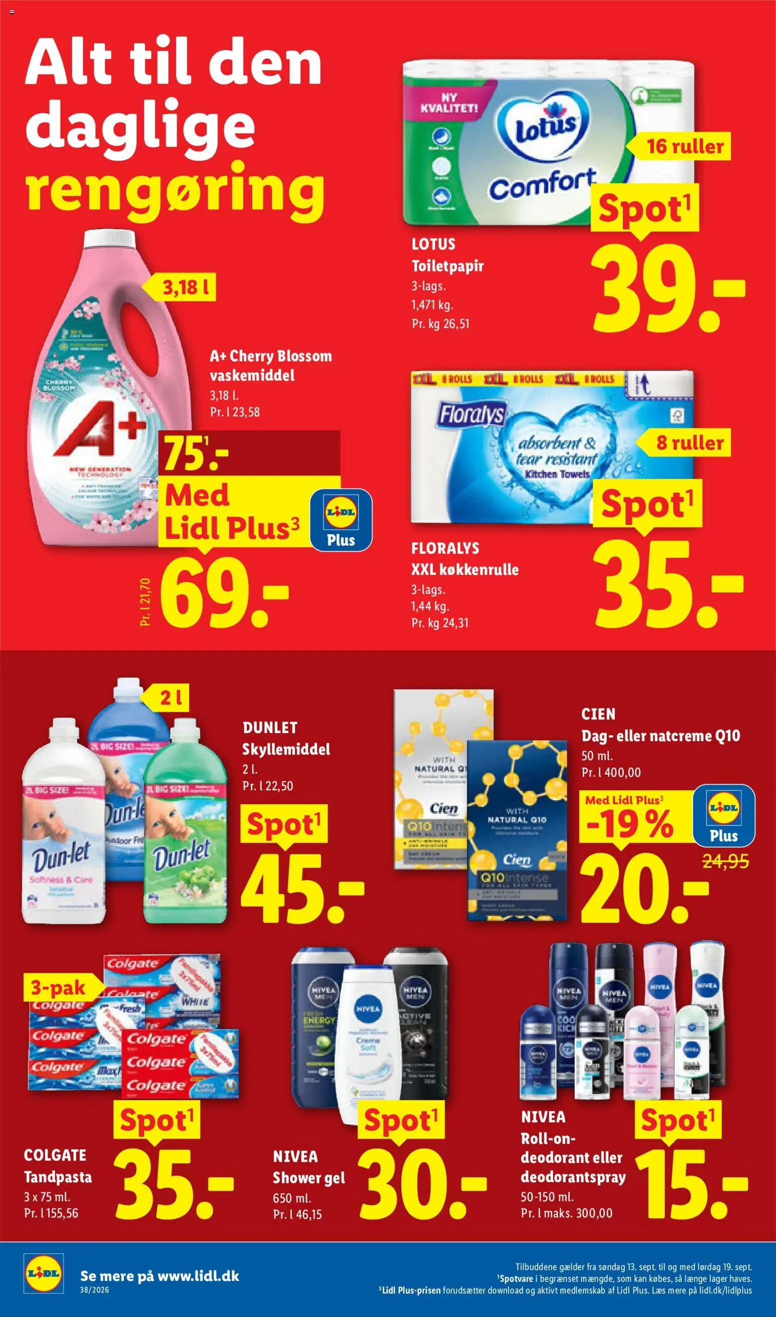 Lidl tilbudsavis – gyldig fra 13/09/2026 | Side: 26 | Produkter: Tandpasta, Skyllemiddel, Cherry, Søm