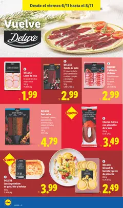 Vista previa DELUXE Cabecero de lomo, Condimentado con vino Amarone. 100 g válido desde el 02/11/2026 | Página: 28 | Productos: Aceite, Vino, Cebolla, Pato