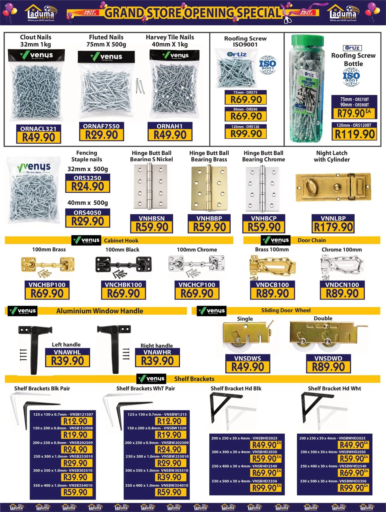 New Laduma Hardware catalogue – valid from 20/08/2026 | Page: 22 | Products: Shelf