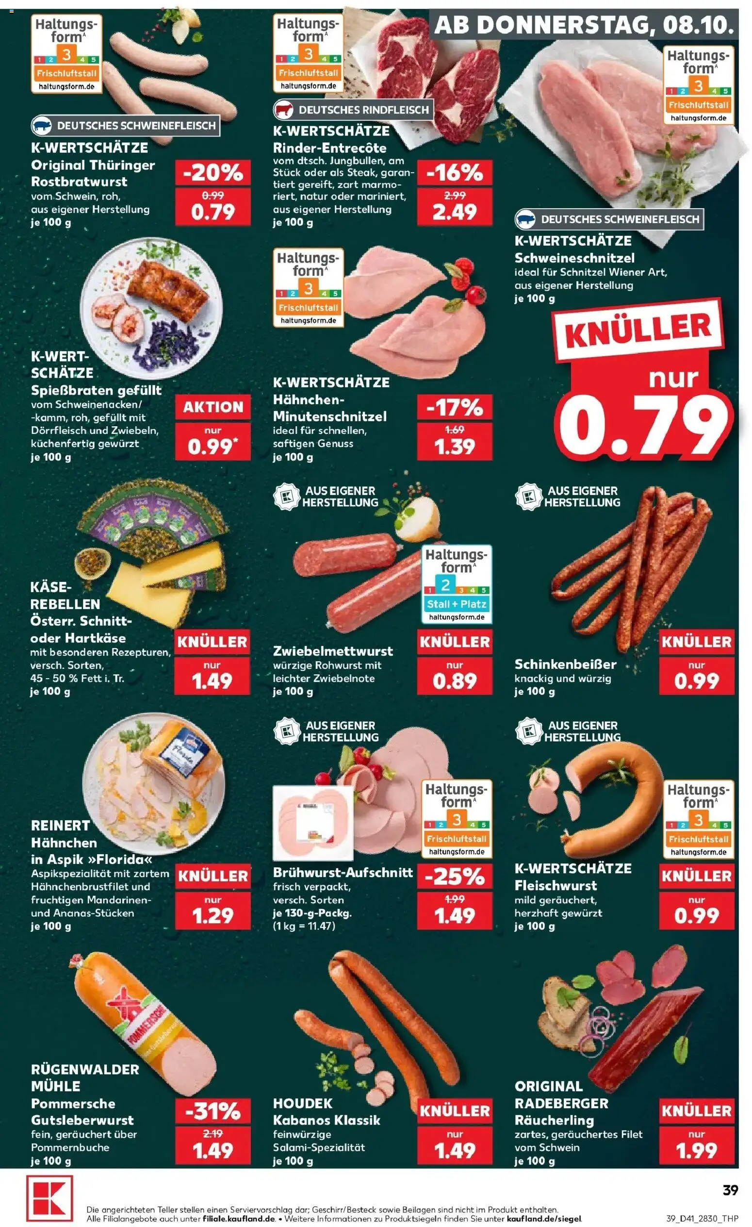 Prospekt Kaufland ab 05.10.2026 » Angebote Online zum Blättern | Seite: 49 | Produkte: Hahnchen, Mandarinen, Schnitzel, Rindfleisch