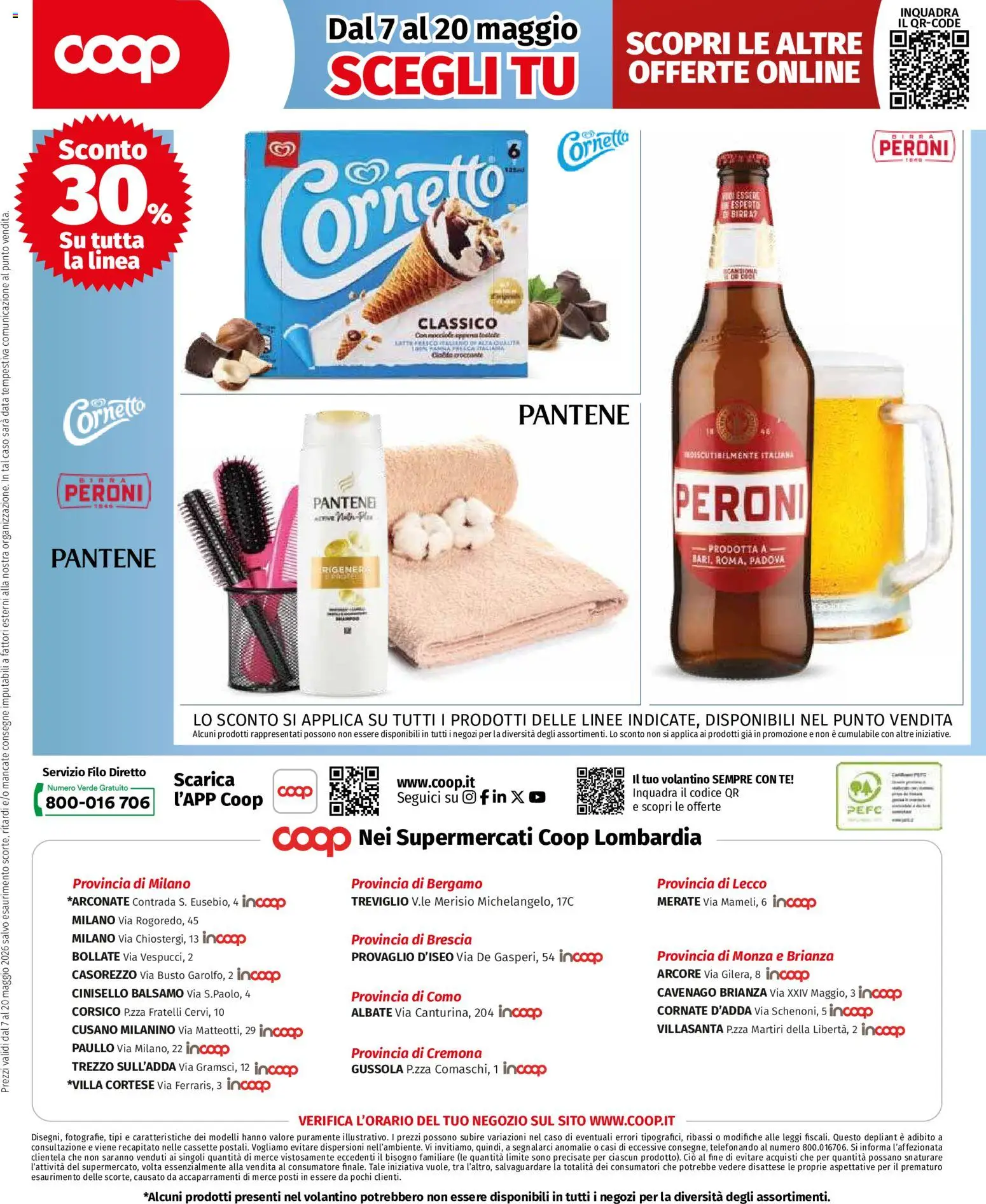 Volantino COOP del 07.05.2026 | Pagina: 4 | Prodotti: Balsamo, Tè, Cornetto, Data