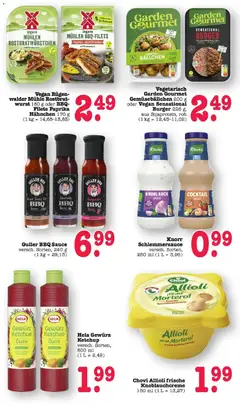 Vegane Mühlen BBQ-Filets Paprika Hähnchen, 170 g oder Rostbratwurst 180 g ab 27.04.2026 gültig | Seite: 21