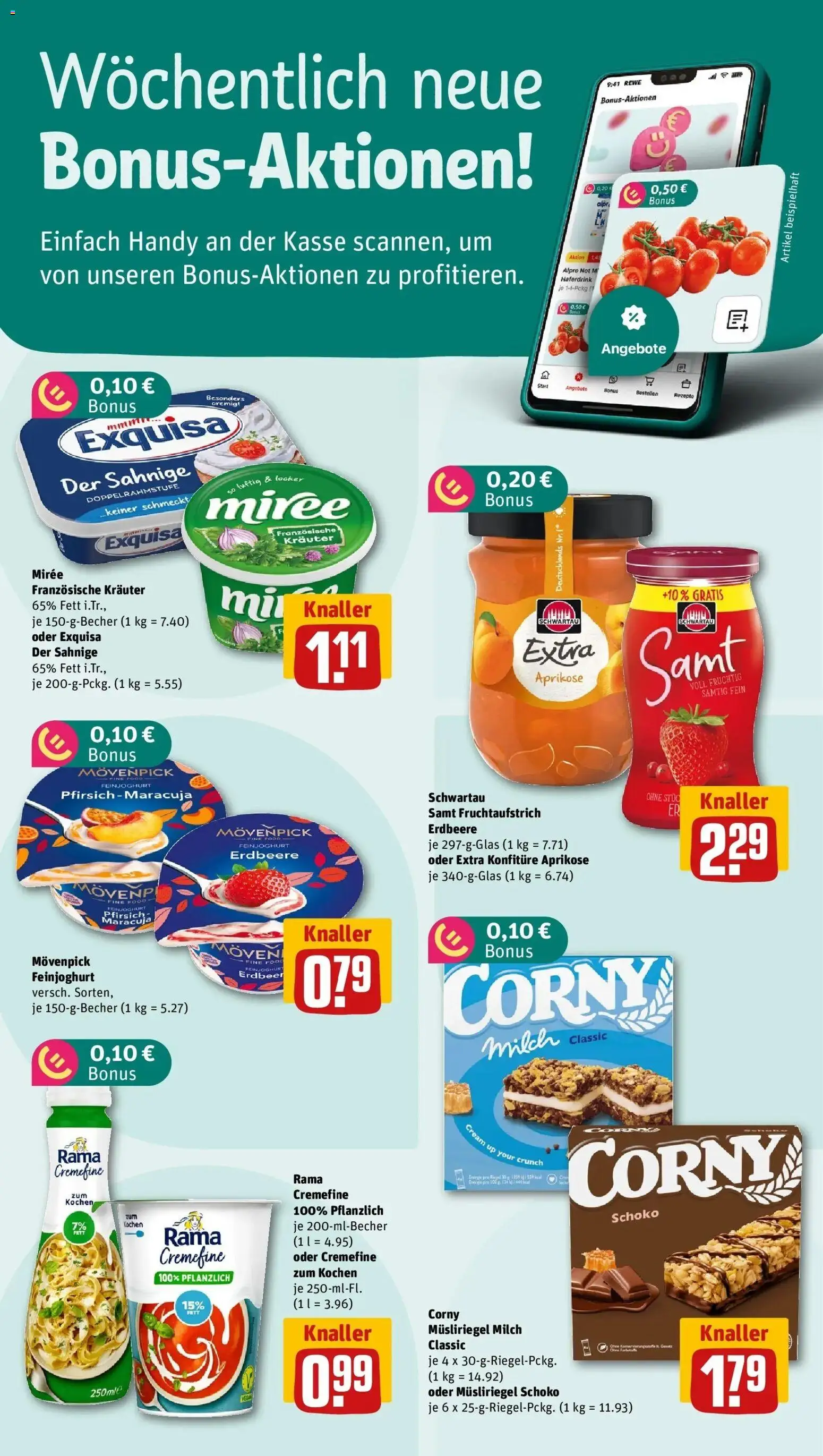 REWE Prospekt ab 17.08.2026 zum Blättern » Angebote | Seite: 2 | Produkte: Rama, Rama cremefine, Haferdrink, Pfirsich