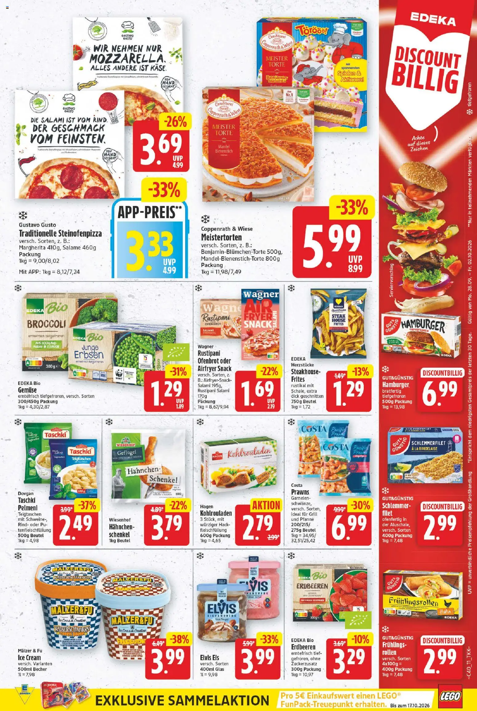 E center Prospekt – gültig ab 28.09.2026 | Seite: 11 | Produkte: Grill, Hahnchen, Garnelen, Erdbeeren