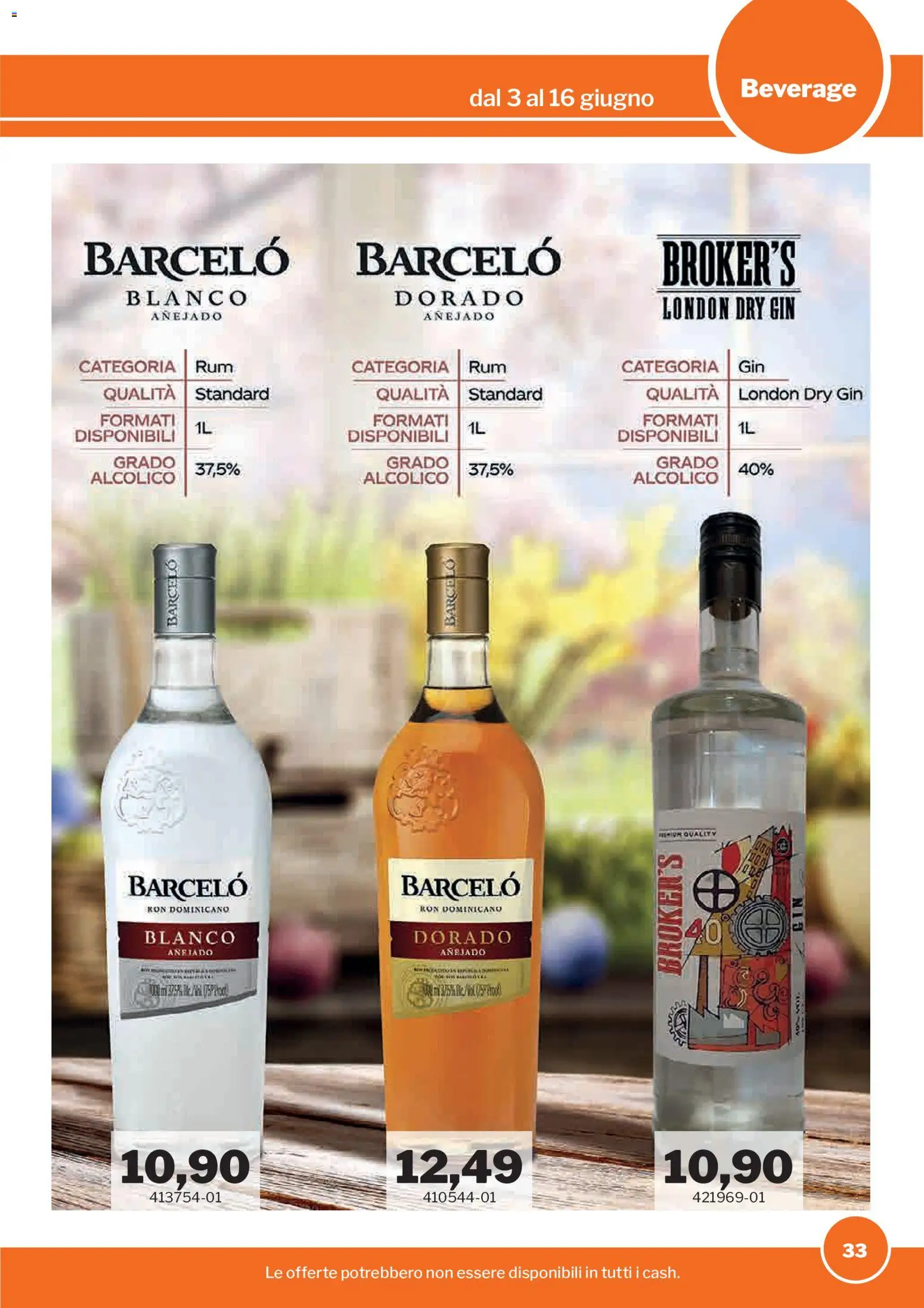Volantino Sogegross del 03.06.2026 | Pagina: 33 | Prodotti: Gin