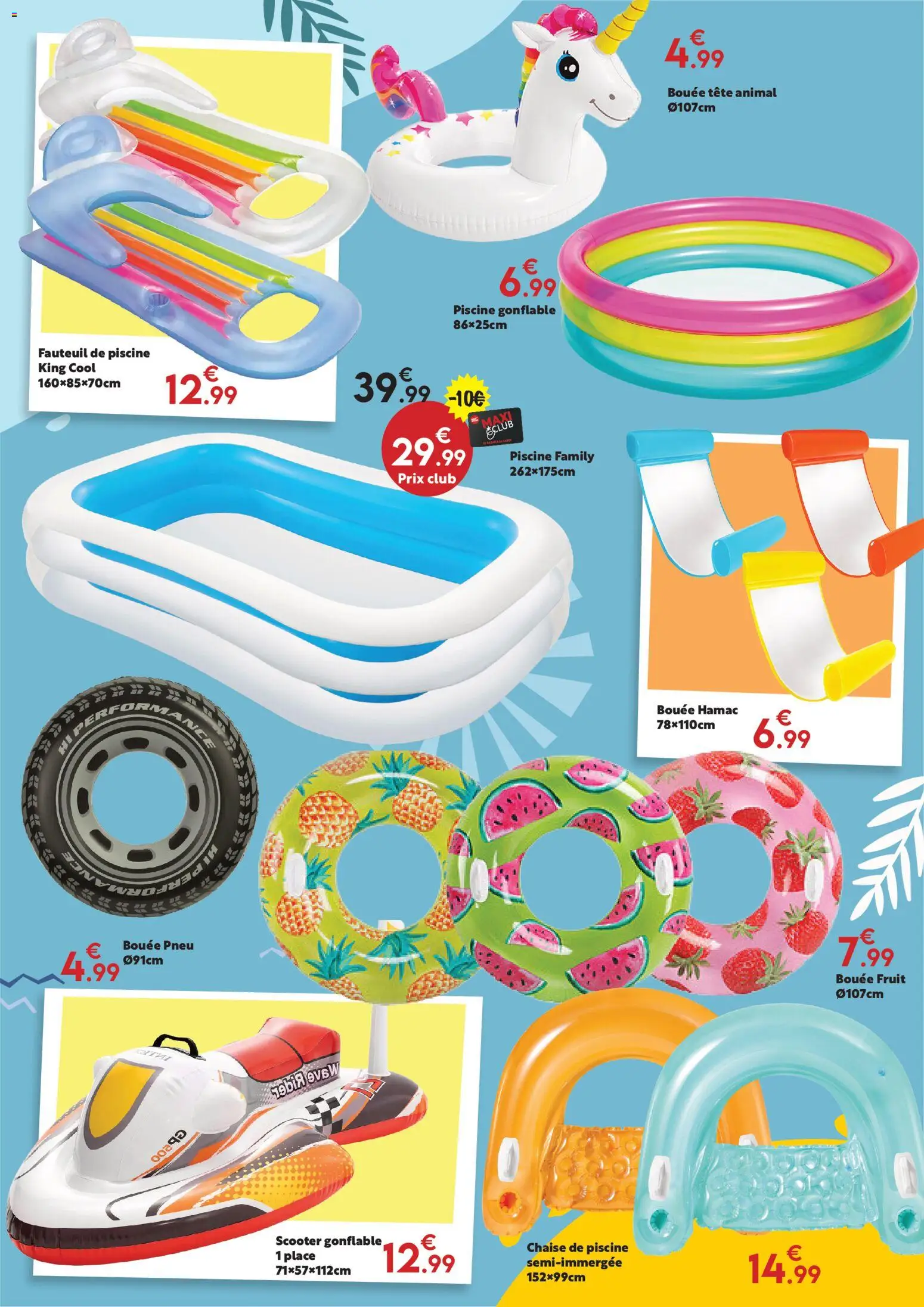 {H1} | Page: 5 | Produits: Bouée, Fauteuil, Chaise, Piscine gonflable