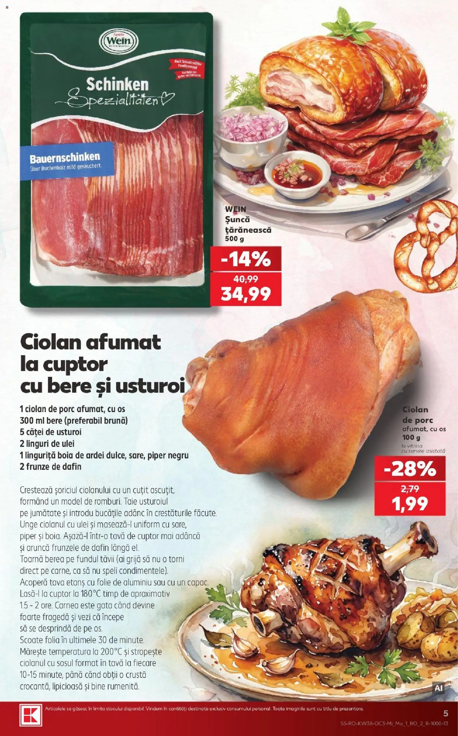Noul catalog Kaufland – valabil de la 16.09.2026 | Pagină: 5 | Produse: Tava, Bere, Piper, Usturoi