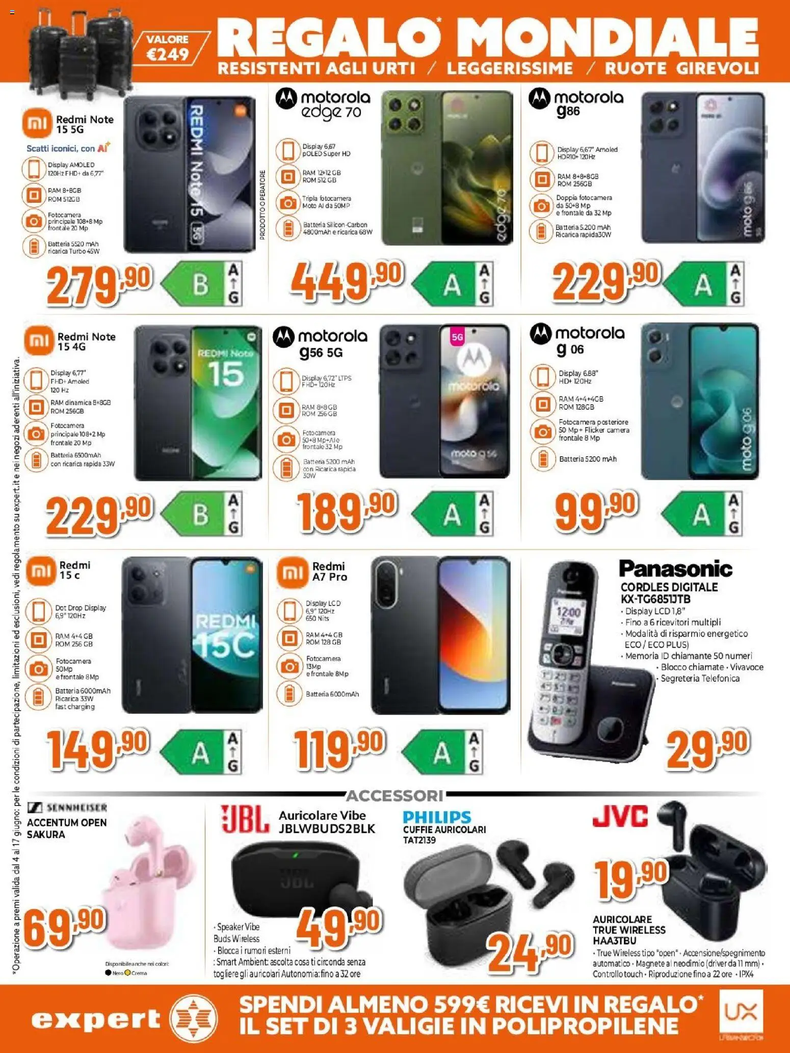 Volantino Expert del 04.06.2026 | Pagina: 16 | Prodotti: Auricolari, Crema, Fotocamera, Speaker