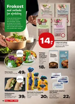 Middags- eller kylling/kalkun frikadeller, 200-250 g. Kg-pris maks. 90,00. Frit valg. 1 pakke. gyldig fra 26/06/2026 | Side: 16