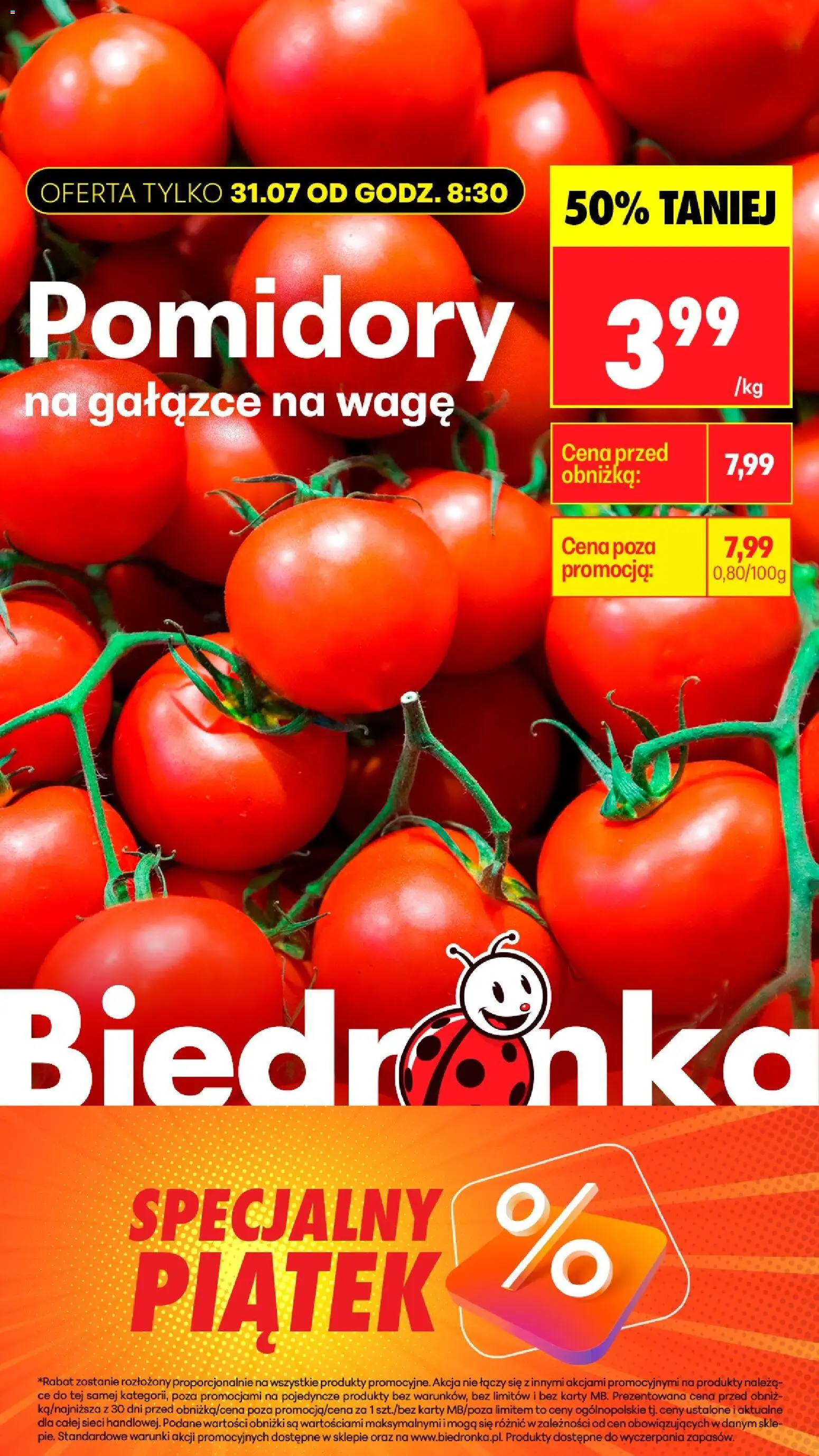 Biedronka Polsko leták - Okazje piątek od 31.07.2026 | Strana: 6 | Produkty: Karty