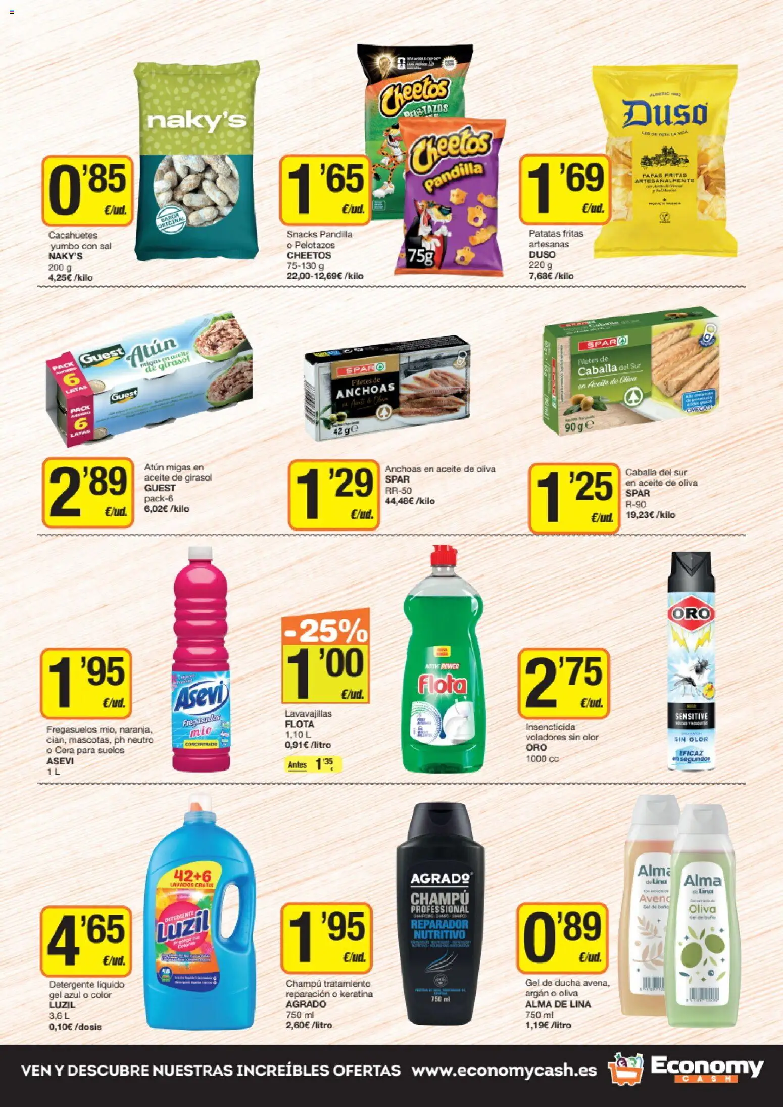 Economy Cash folleto │ válido desde el 16/07/2026 | Página: 7 | Productos: Gel de ducha, Detergente, Lavavajillas, Ducha