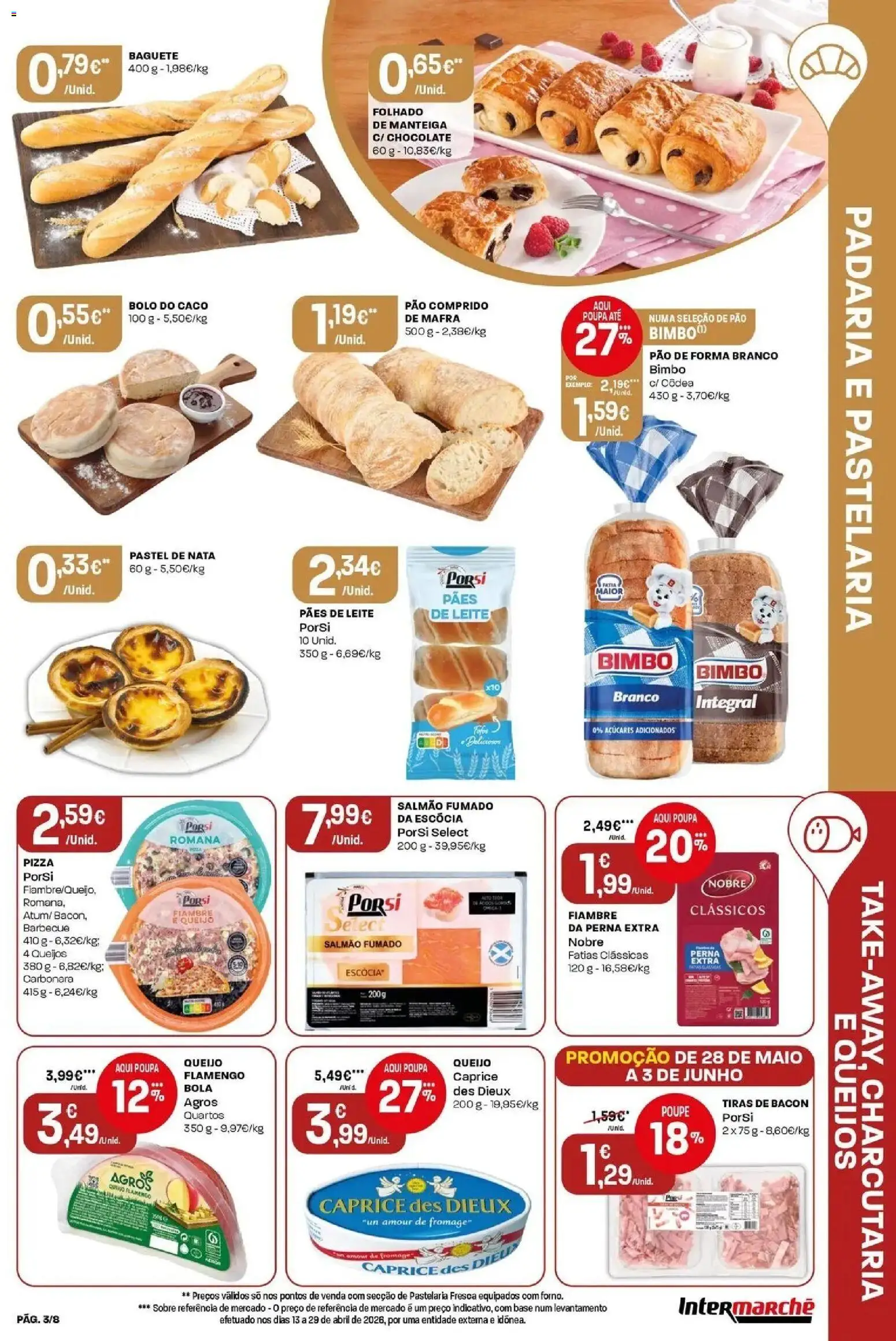 Intermarché - Intermarché │ válido de 28.05.2026 | Página: 3 | Produtos: Bolo, Base, Manteiga, Pão