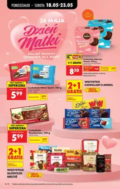 Pogląd oferty "Czekolada Ritter Sport, 100 g, różne rodzaje" - ważna od 18.05.2026 | Strona: 20