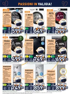 Anteprima del volantino Unieuro volantino valido a partire dal 01/07/2026 | Pagina: 24 | Prodotti: Detergente, Lavatrice, Frigorifero, Samsung