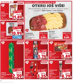 DOBRO Pršut narezak, DOBRO Pršut narezak 500 g - Pregled kataloga iz trgovine Kaufland, vrijedi od 30.09.2026 | Stranica: 18