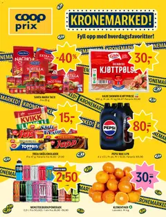 Forhåndsvisning av Coop Prix kundeavis gyldig fra 26/10/2026