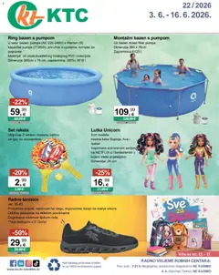 KTC Katalog igračke i tekstil - Pregled kataloga iz trgovine KTC, vrijedi od 03.06.2026