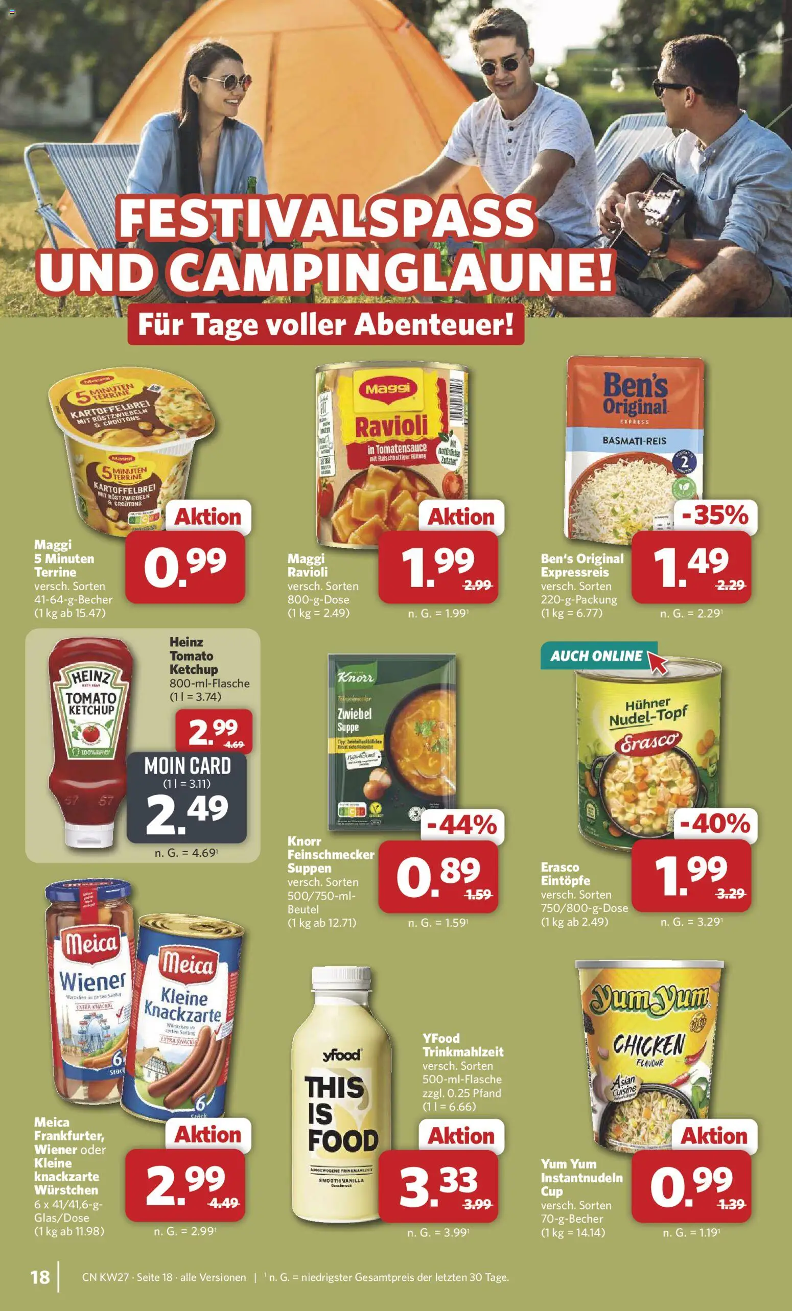 Combi Prospekt – gültig ab 29.06.2026 | Seite: 18 | Produkte: Maggi, Knorr, Meica, YFood