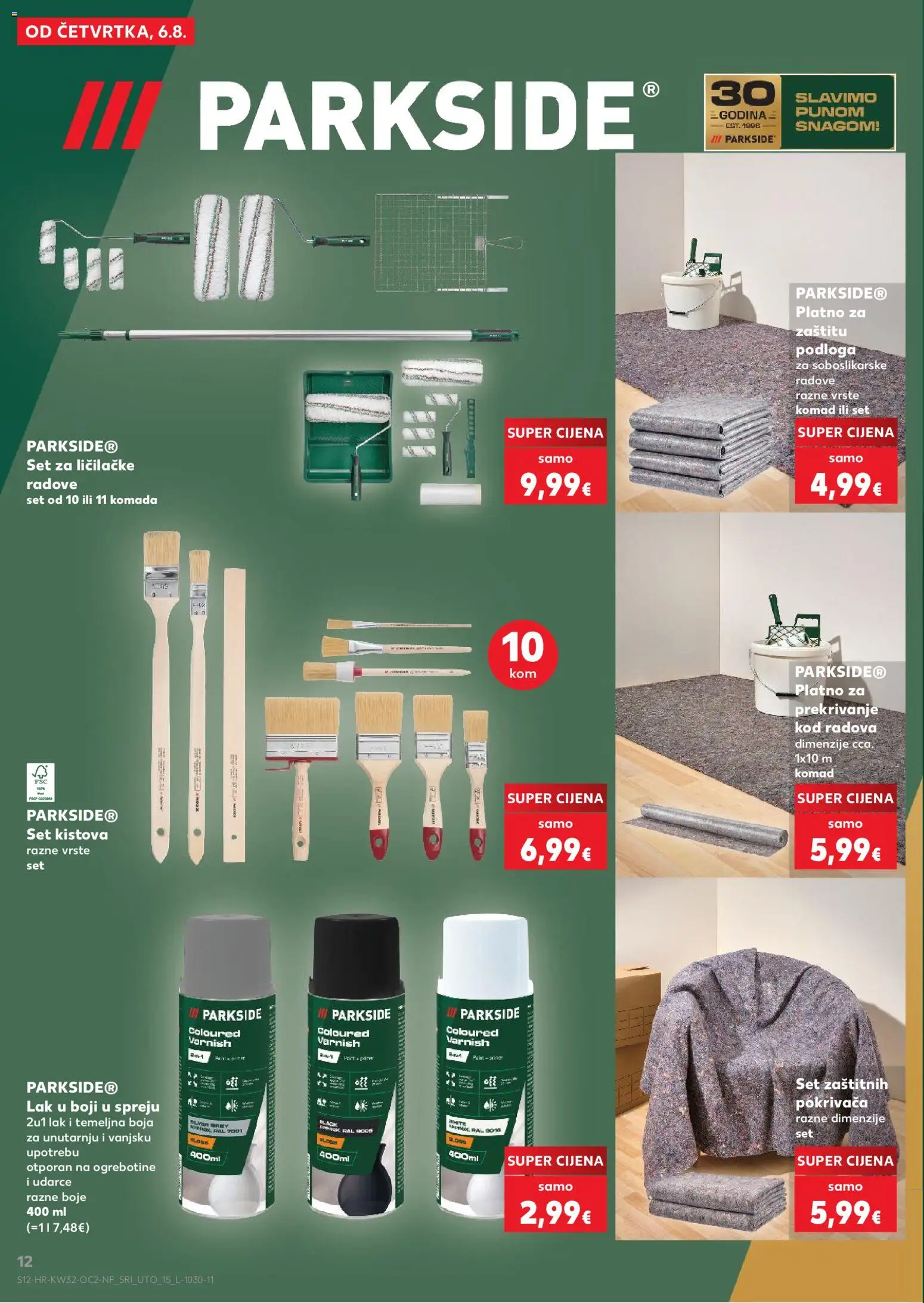 Kaufland katalog | vrijedi od 06.08.2026 | Stranica: 12 | Proizvodi: Parkside