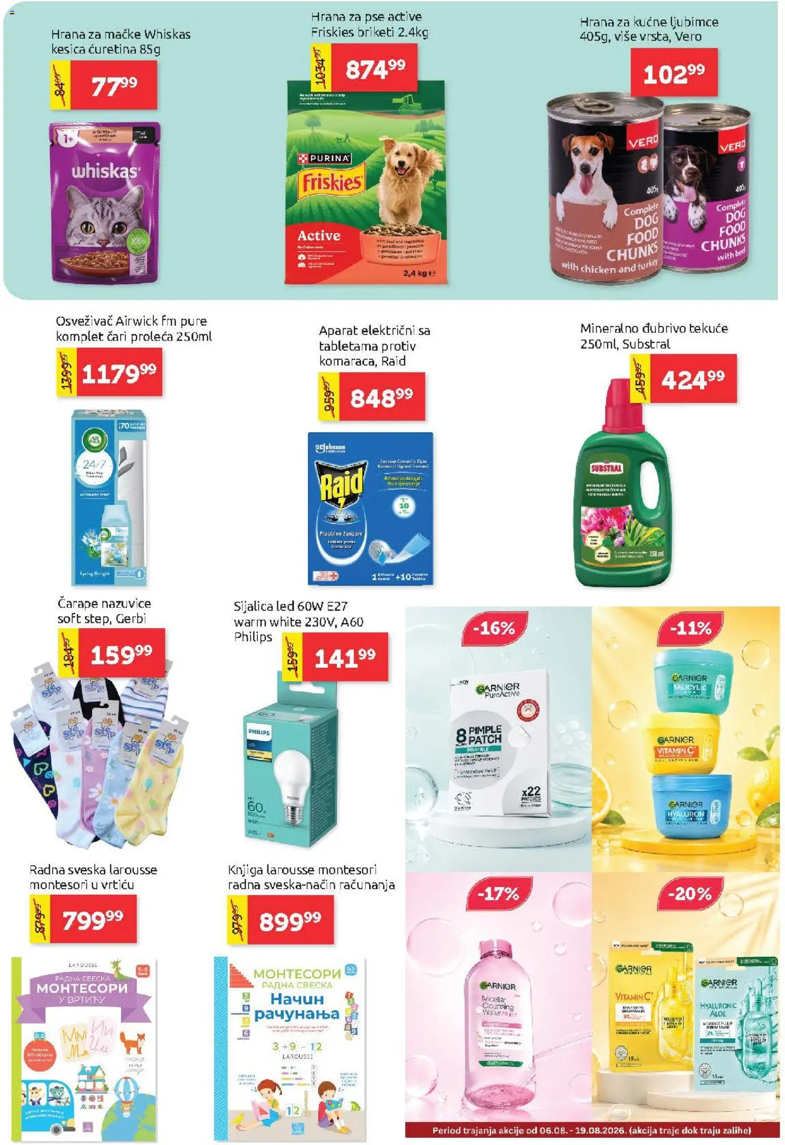 SuperVERO katalog - važi od 06.08.2026 | Strana: 25 | Proizvode: Purina, Garnier, Hrana za mačke, Whiskas