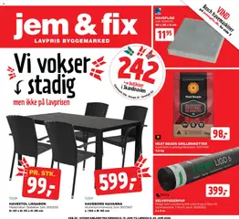 Jem & fix - Tilbudsavis uge 25 gyldig fra 14.06.2026