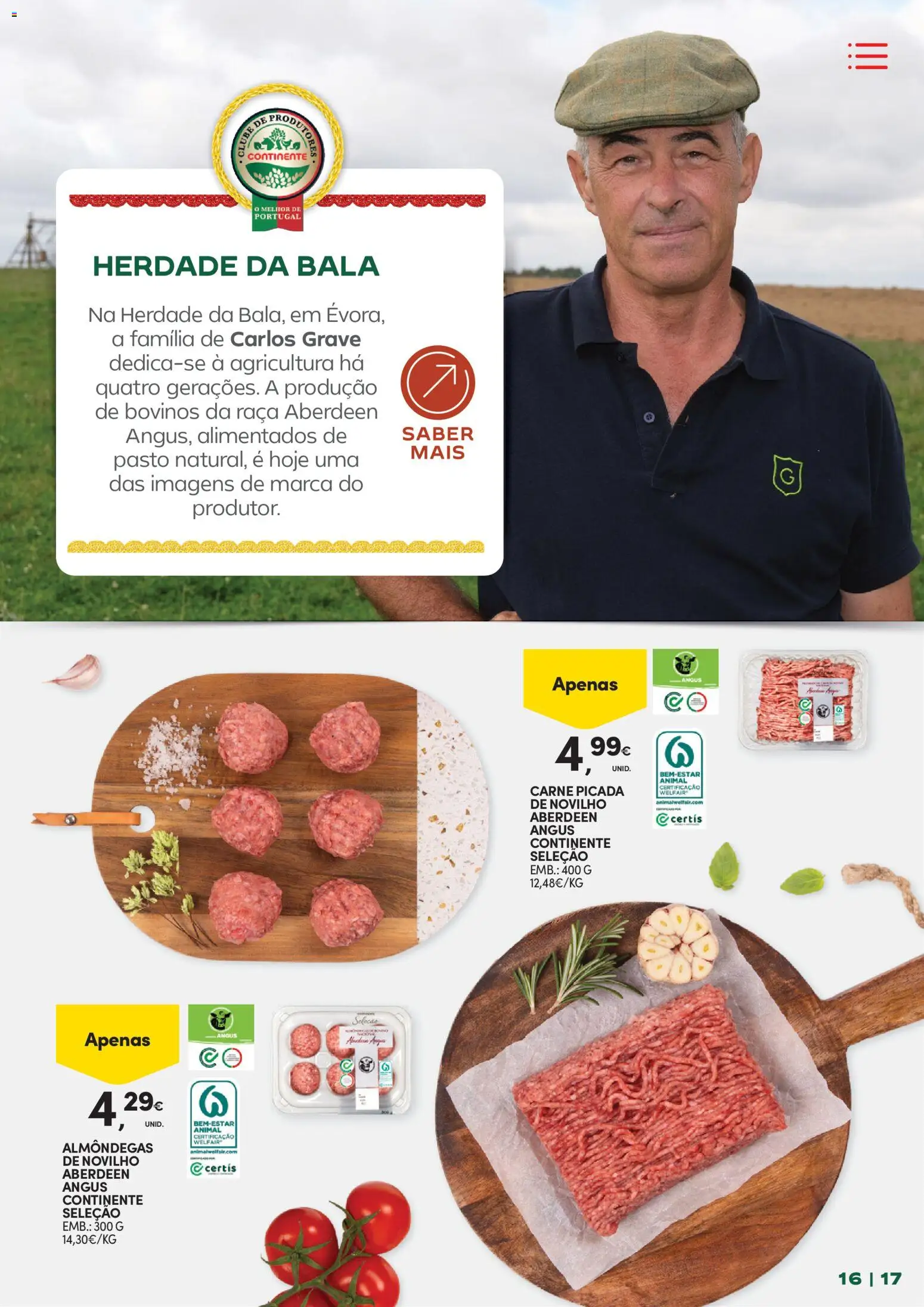 Continente - Frescura de Portugal Direto da origem │ válido de 05.05.2026 | Página: 17 | Produtos: Carne picada, Carne