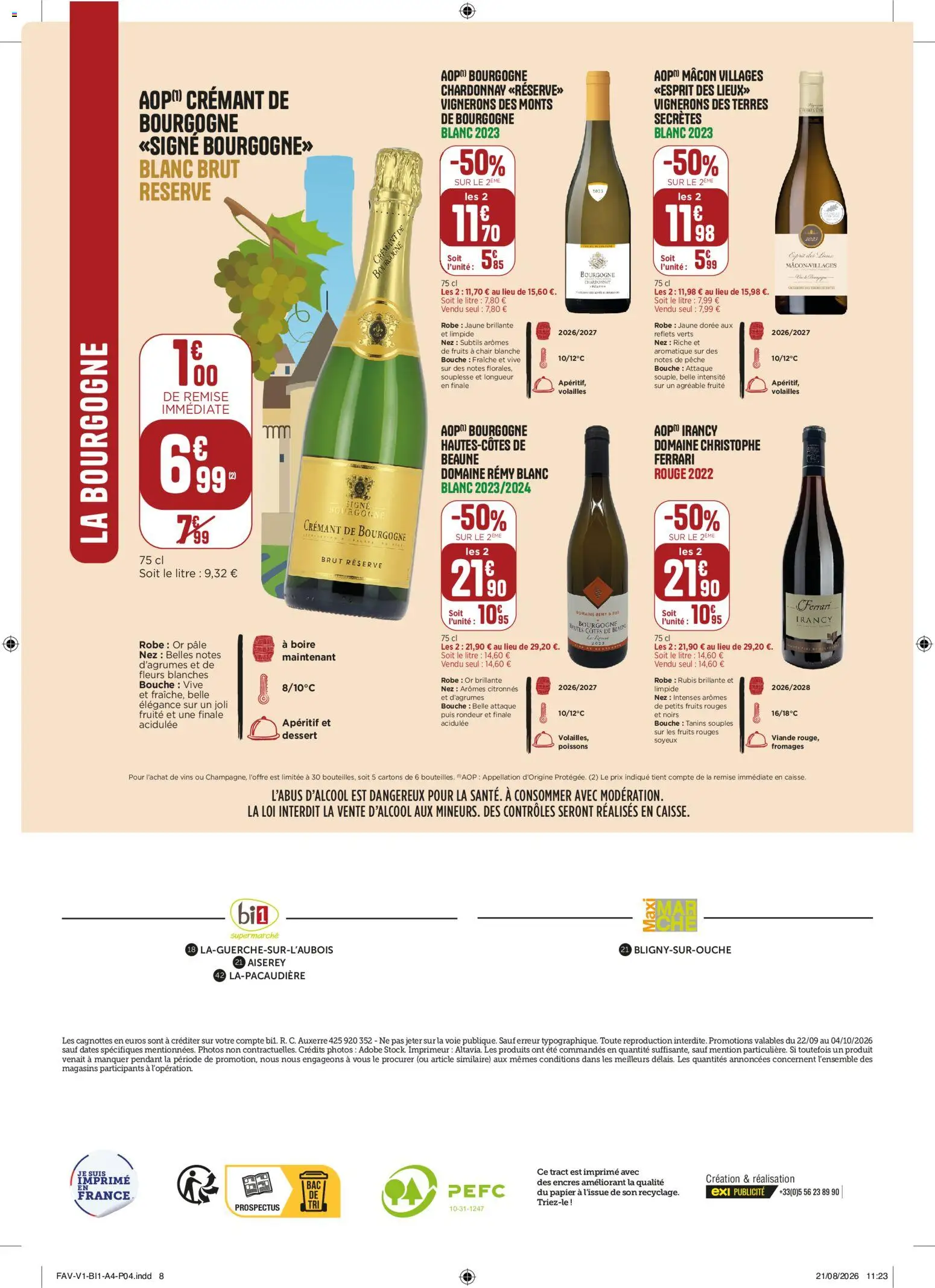 {H1} | Page: 4 | Produits: Robe, Pêche, Bourgogne, Crémant