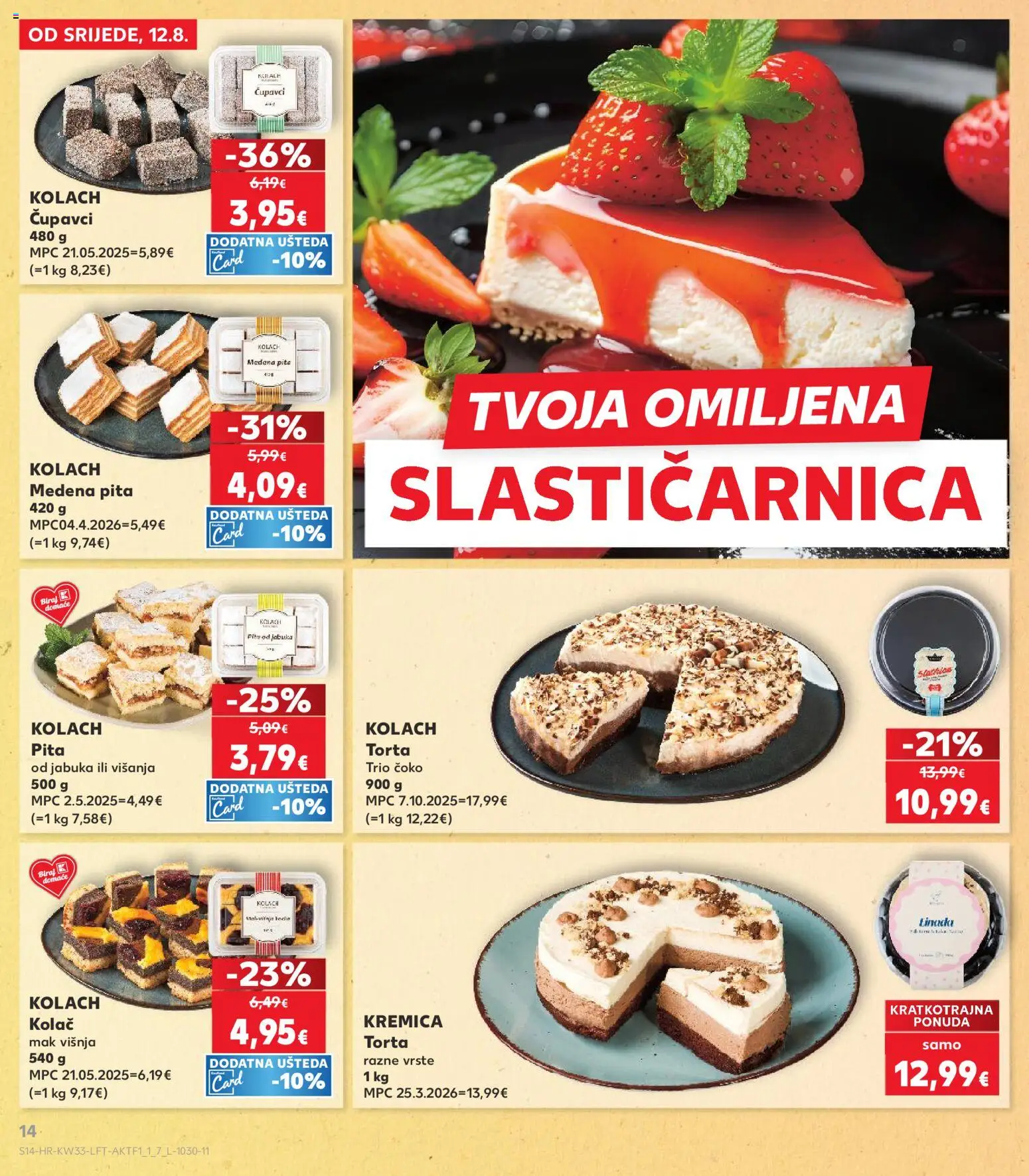 Kaufland katalog | vrijedi od 12.08.2026 | Stranica: 14
