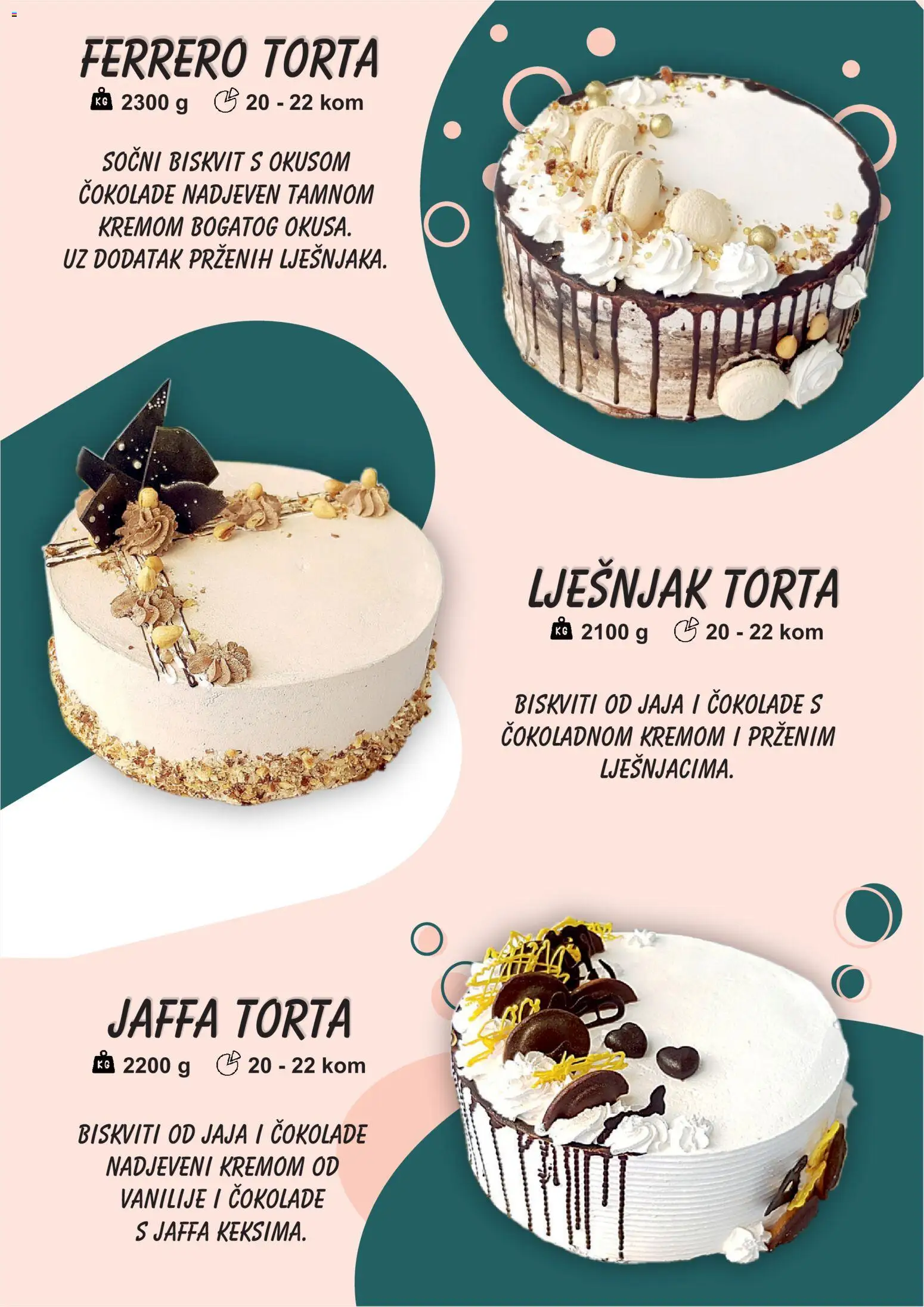 Boso katalog | vrijedi od 01.01.2026 | Stranica: 9 | Proizvodi: Jaja, Lješnjak, Torta