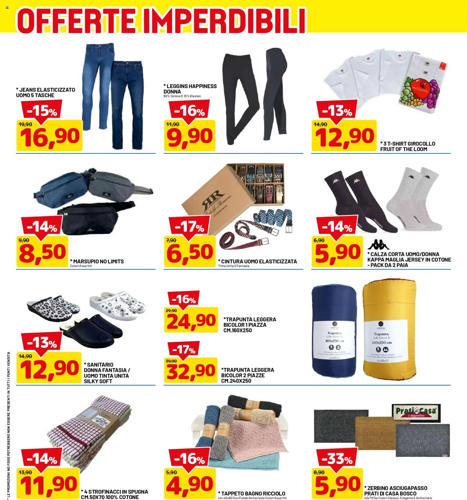Volantino D Più del 14/09/2026 | Pagina: 18 | Prodotti: Cintura, Jeans, Strofinacci, Tasche