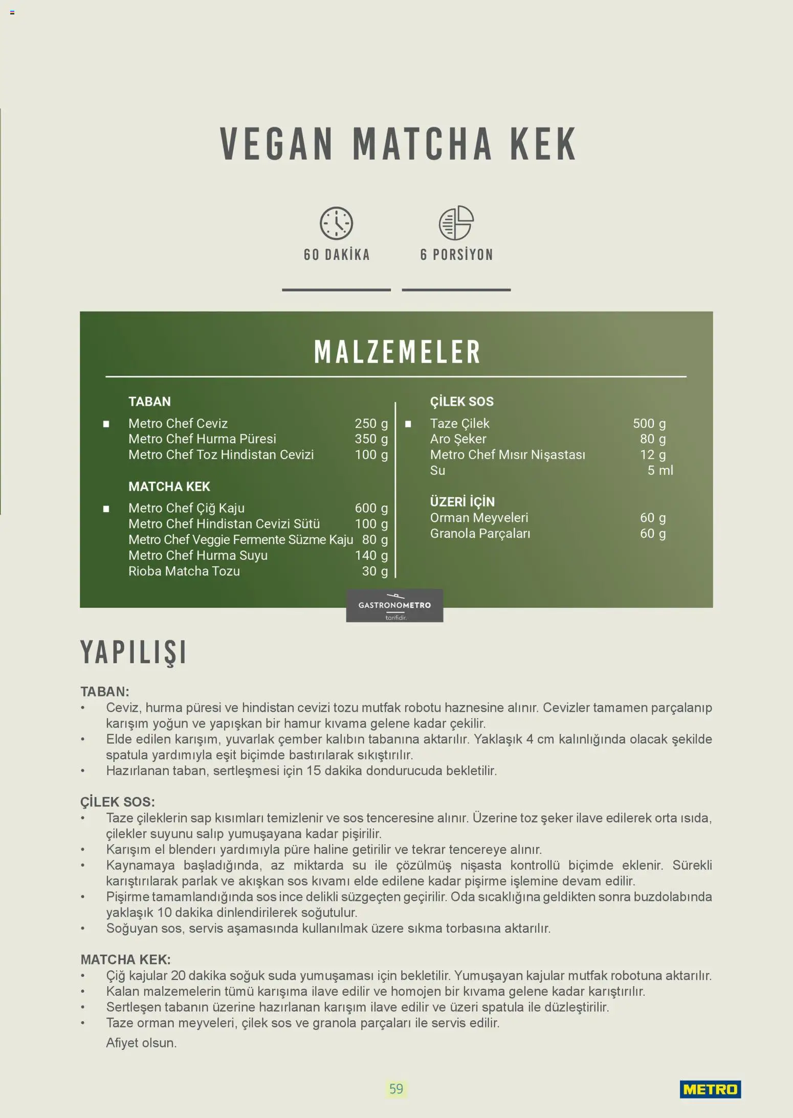 Metro - Bitki Bazlı ve Vegan 2025 - 21 Ekim 2025 tarihinden itibaren geçerlidir | Sayfa: 59 | Ürünler: Hindistan Cevizi, Spatula, Çilekler, Ceviz