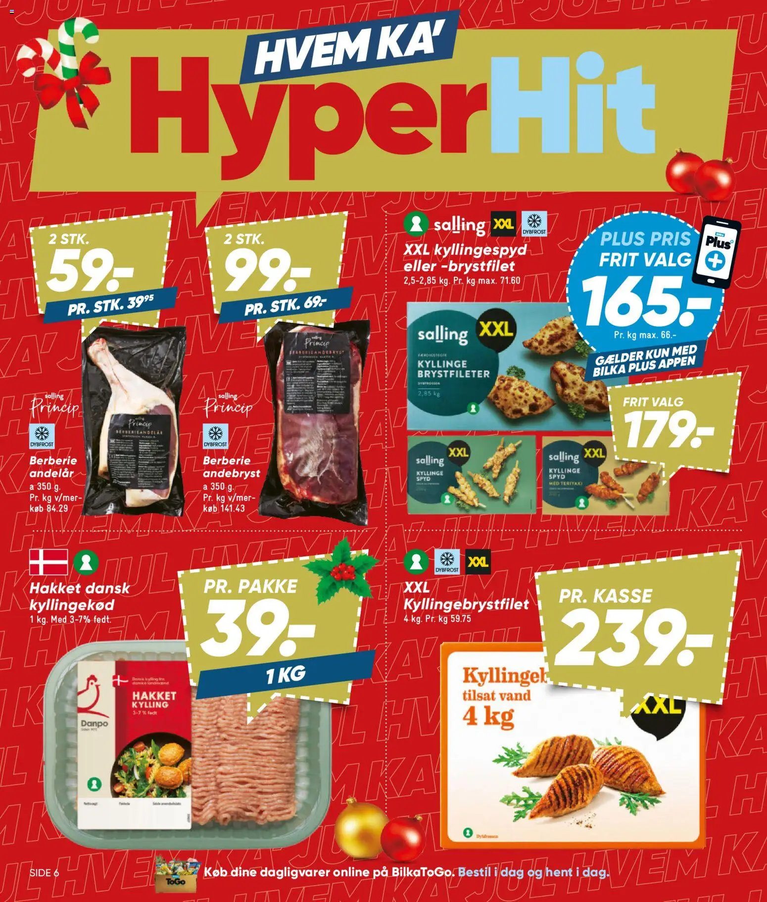 Bilka tilbudsavis – gyldig fra 30/10/2026 | Side: 6 | Produkter: Dagligvarer, Kyllingekød, Te