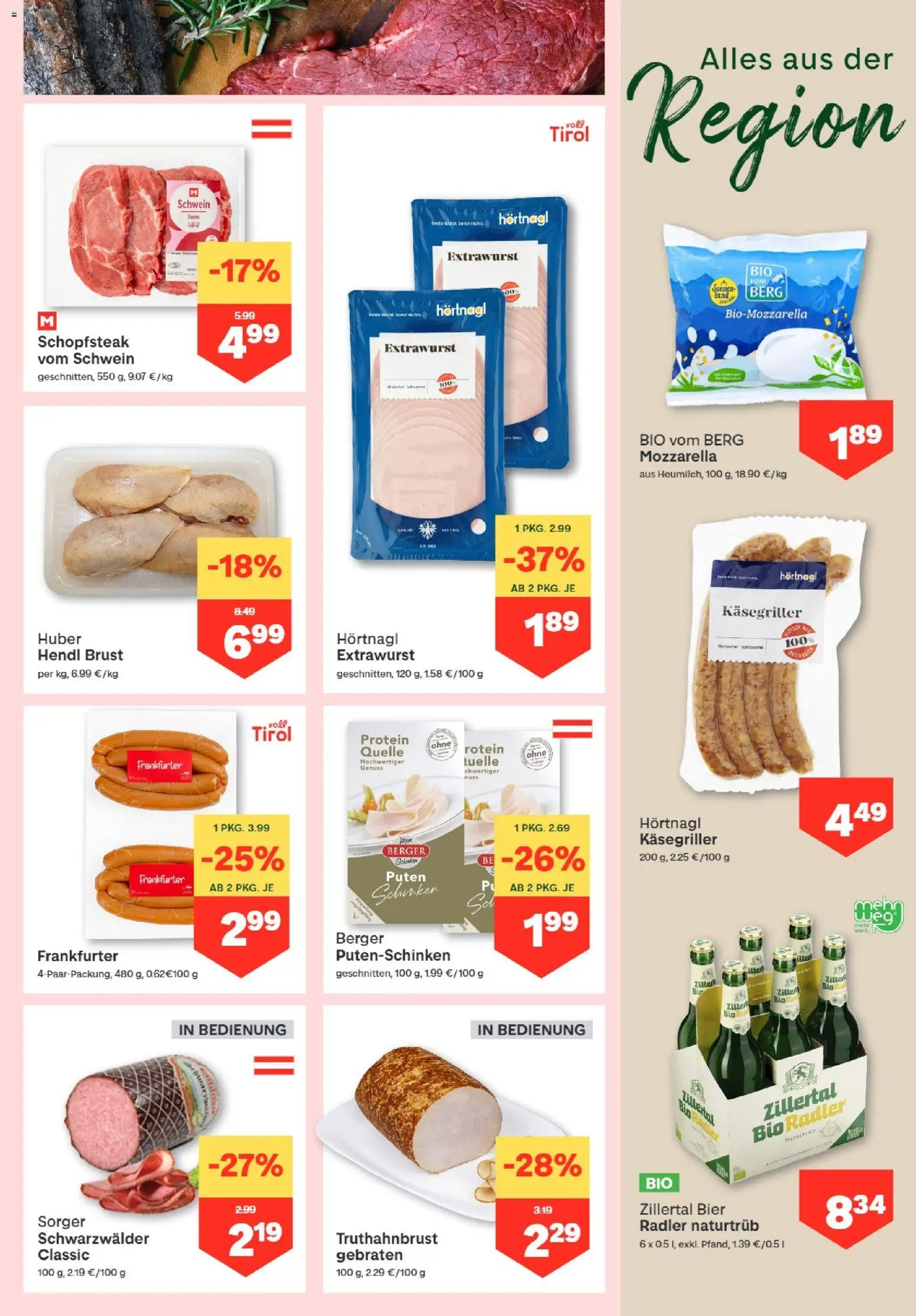 MPREIS Absam gültig ab 10.09.2026 | Seite: 3 | Produkte: Radler, Schinken, Bier