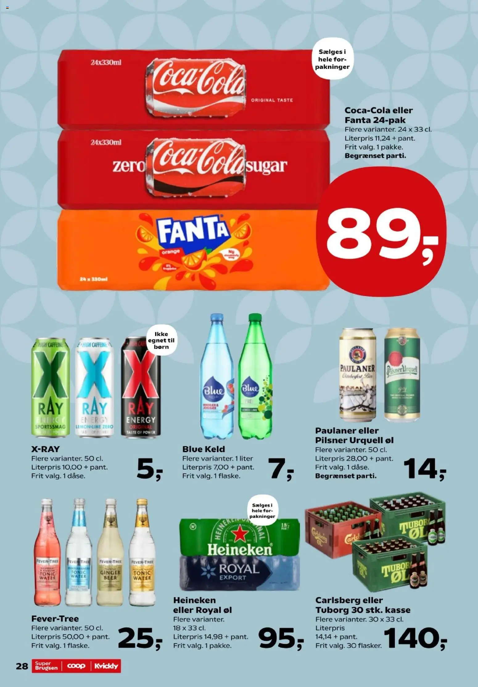 Kvickly tilbudsavis – gyldig fra 28/08/2026 | Side: 32 | Produkter: Coca Cola, Lime, Cola, Mixer