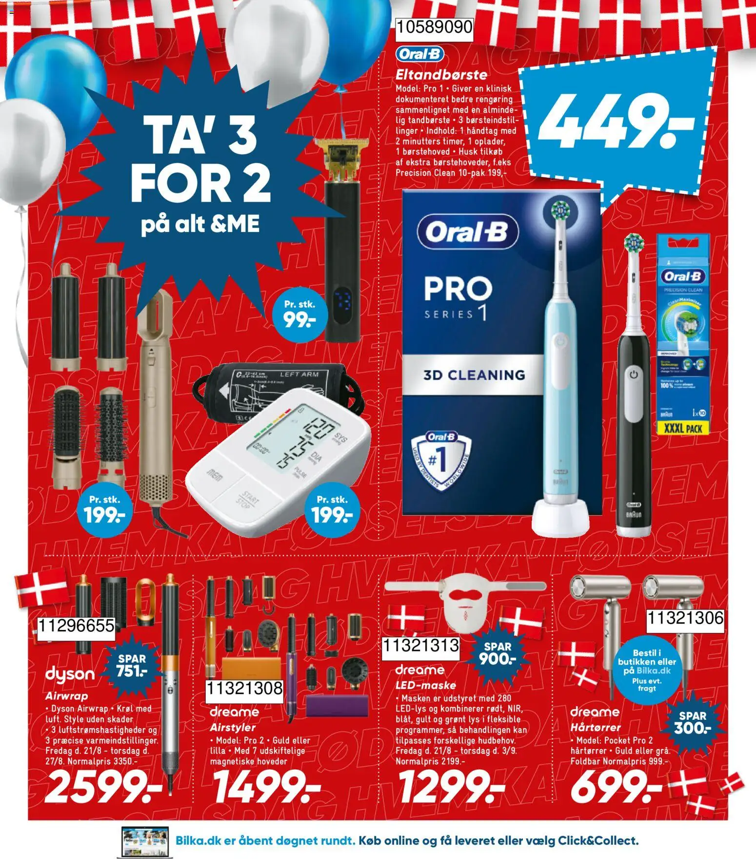 Bilka tilbudsavis – gyldig fra 21/08/2026 | Side: 18 | Produkter: Tandbørste, Eltandbørste, Hårtørrer