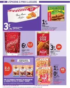E.Leclerc - Prévisualisation de E.Leclerc catalogue valide à partir de 20/10/2026 | Page: 26 | Produits: Chocolat noir, Madeleine, Lait 3, Lindt