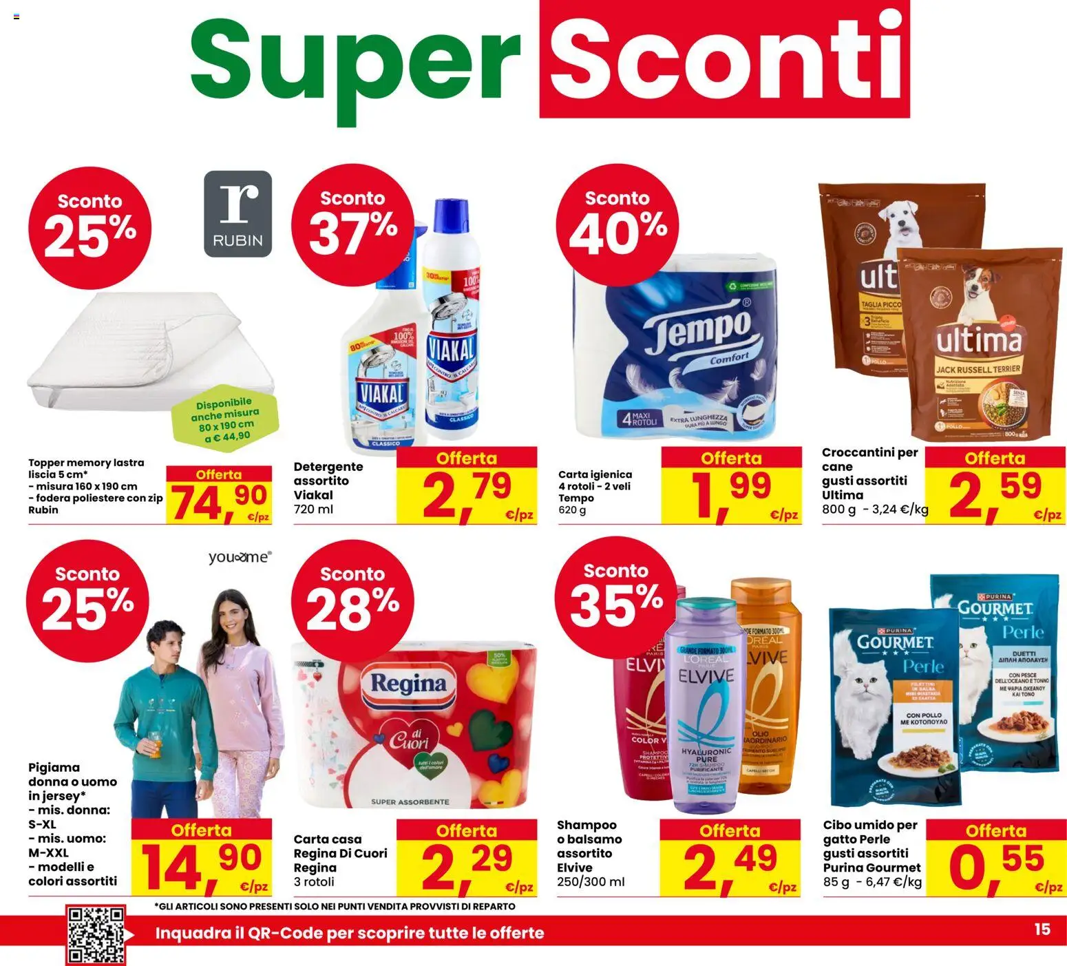 Volantino Eurospar del 17/09/2026 | Pagina: 15 | Prodotti: Balsamo, Pollo, Detergente, Pesce