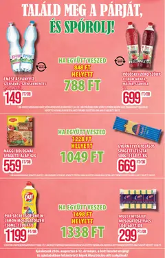 COOP Szolnok akciós újság - amely érvényes a következő dátumtól: 2026.08.06. | Oldal: 9