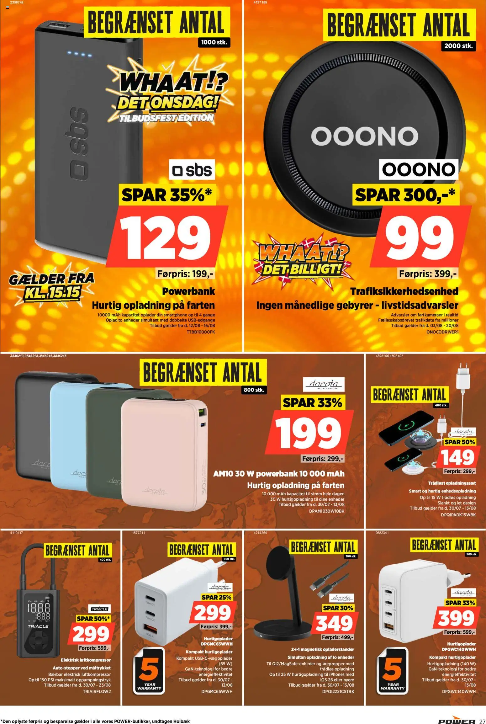 Power tilbudsavis – gyldig fra 07/08/2026 | Side: 27 | Produkter: Powerbank, Smartphone