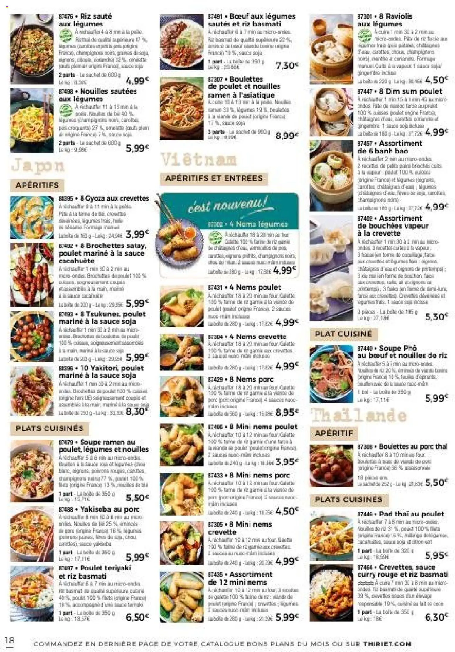{H1} | Page: 21 | Produits: Crevettes, Curry, Nouilles ramen, Riz