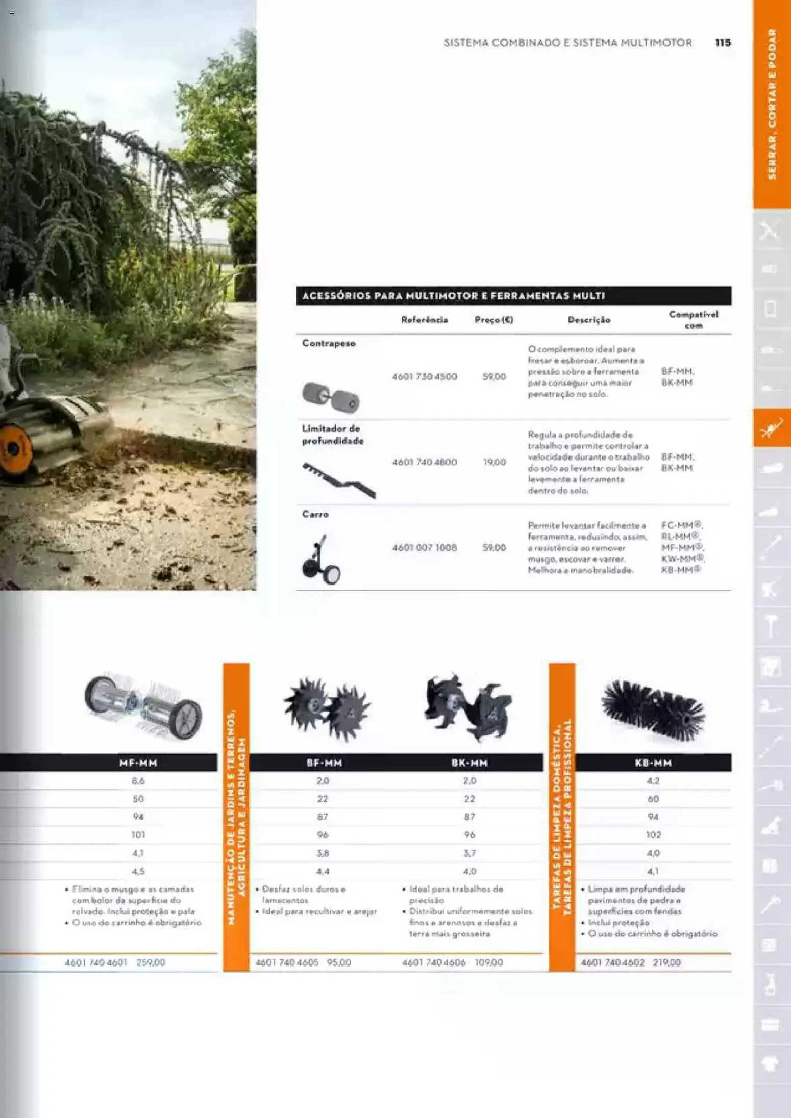 Stihl Catálogo │ válido de 07/09/2026 | Página: 115 | Produtos: Escovar, Ferramentas