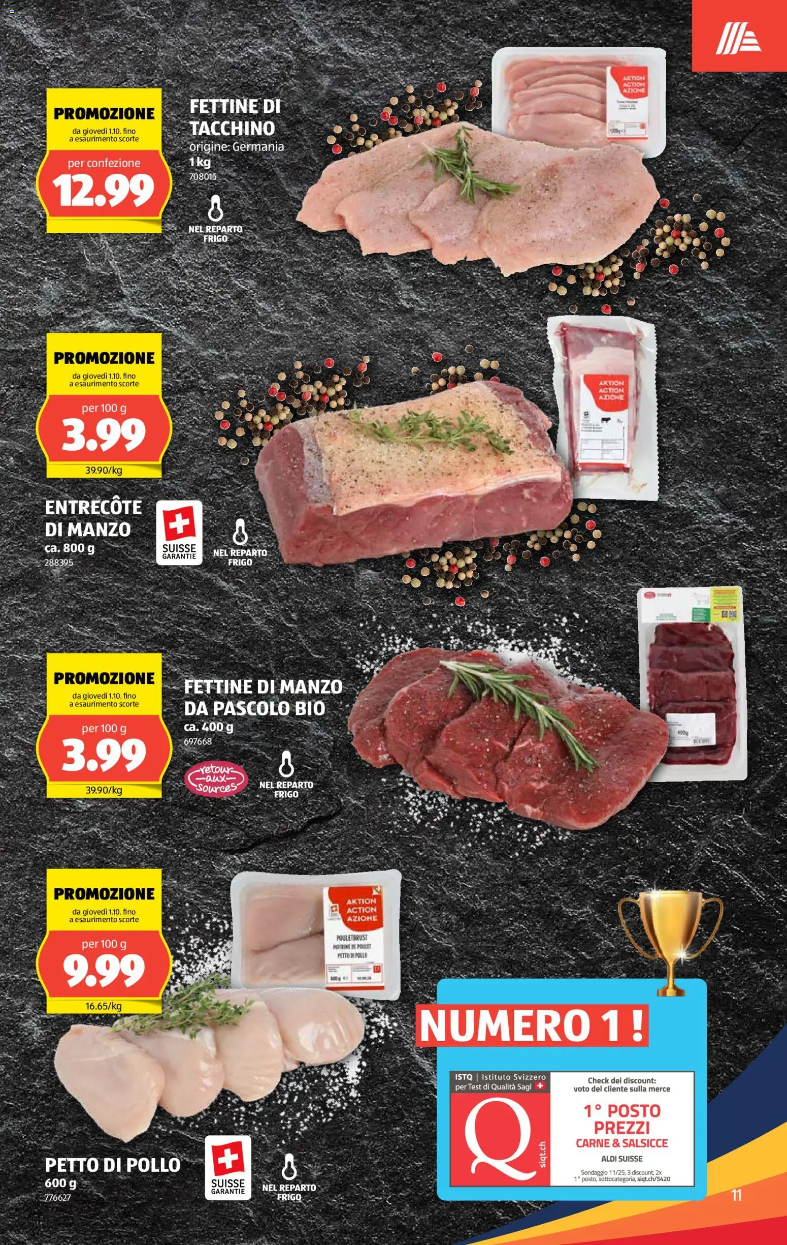 Aldi aktionen IT – gültig ab 01.10.2026 | Seite: 11 | Produkte: Pouletbrust