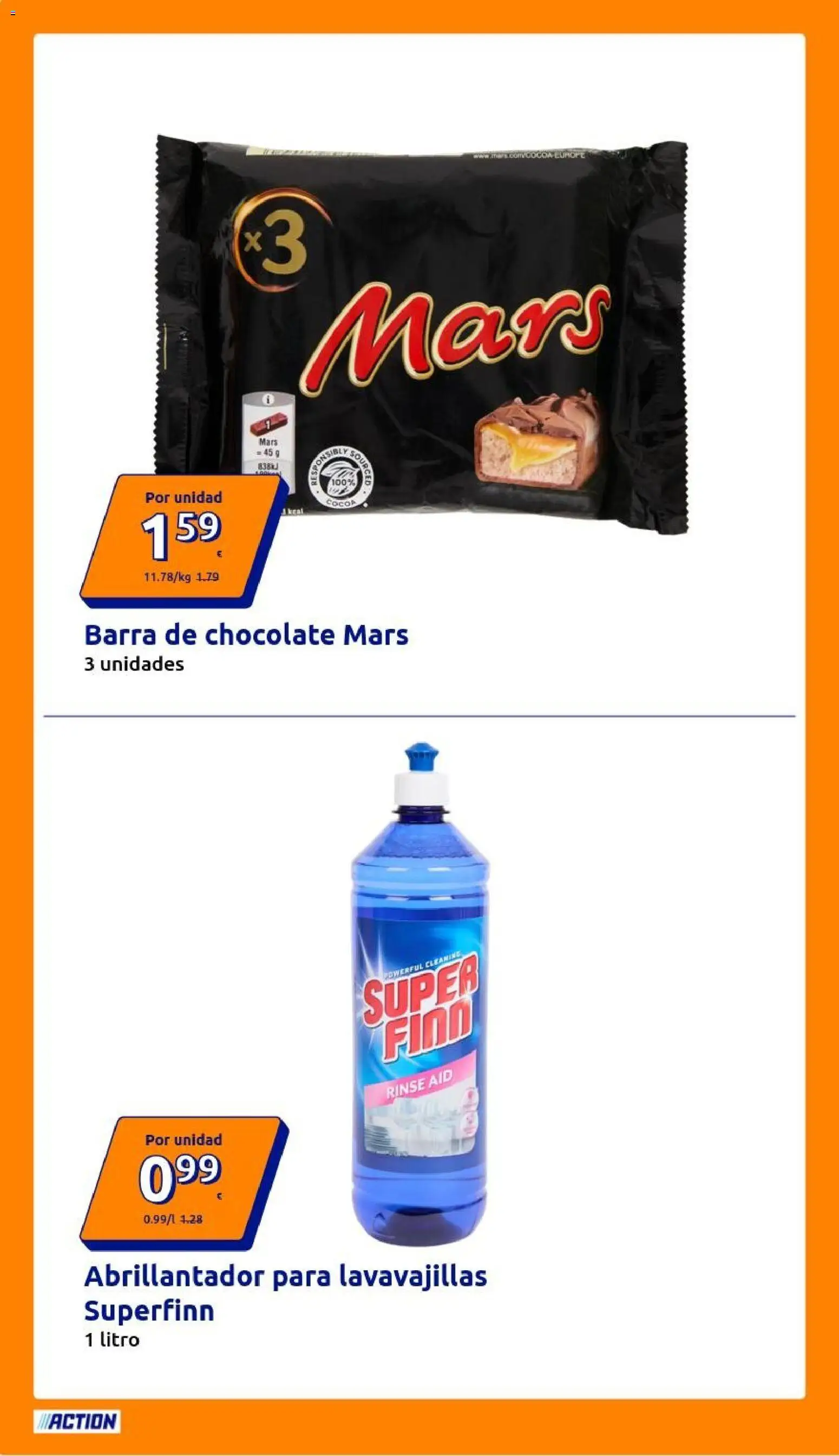 Action folleto │ válido desde el 26/08/2026 | Página: 8 | Productos: Chocolate, Lavavajillas