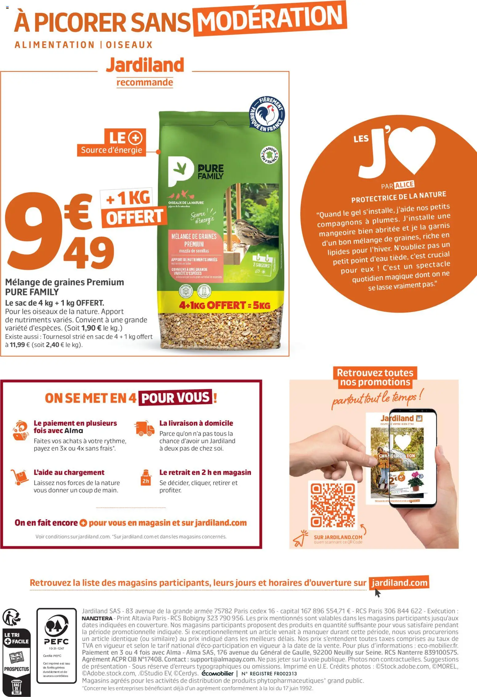{H1} | Page: 12 | Produits: Alimentation oiseaux, Sac, Graines, Alimentation