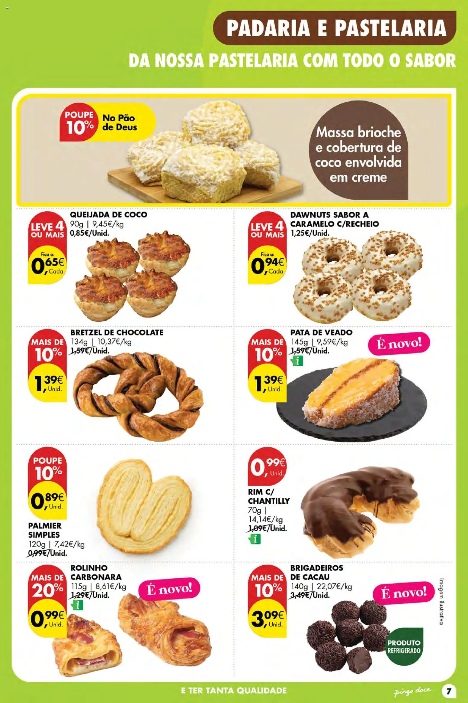 Pingo Doce Poupe Esta Semana Açores │ válido de 23/07/2026 | Página: 7 | Produtos: Padaria, Chantilly, Pão, Massa